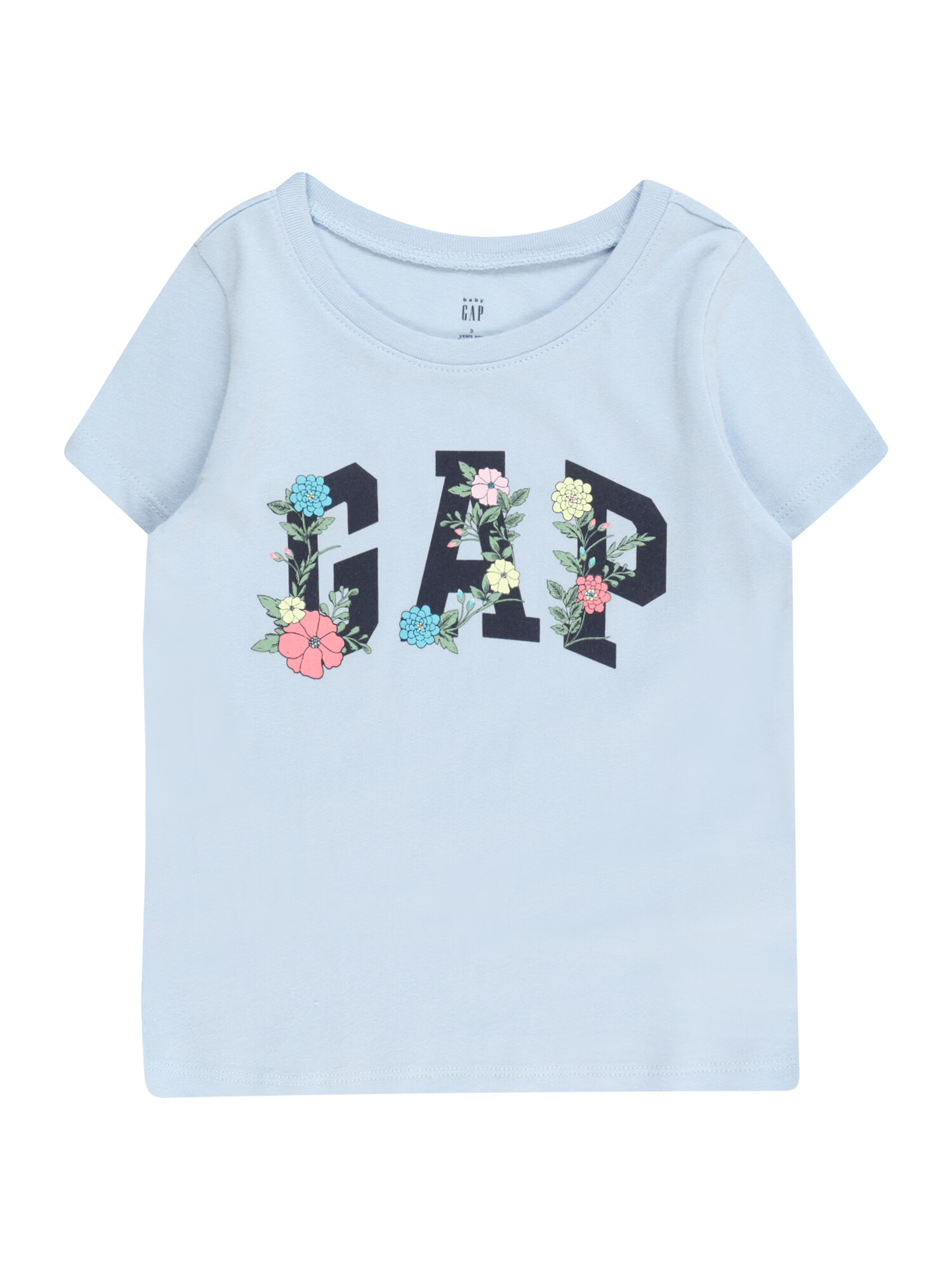 GAP Tricou albastru deschis / galben / roz / negru - Pled.ro