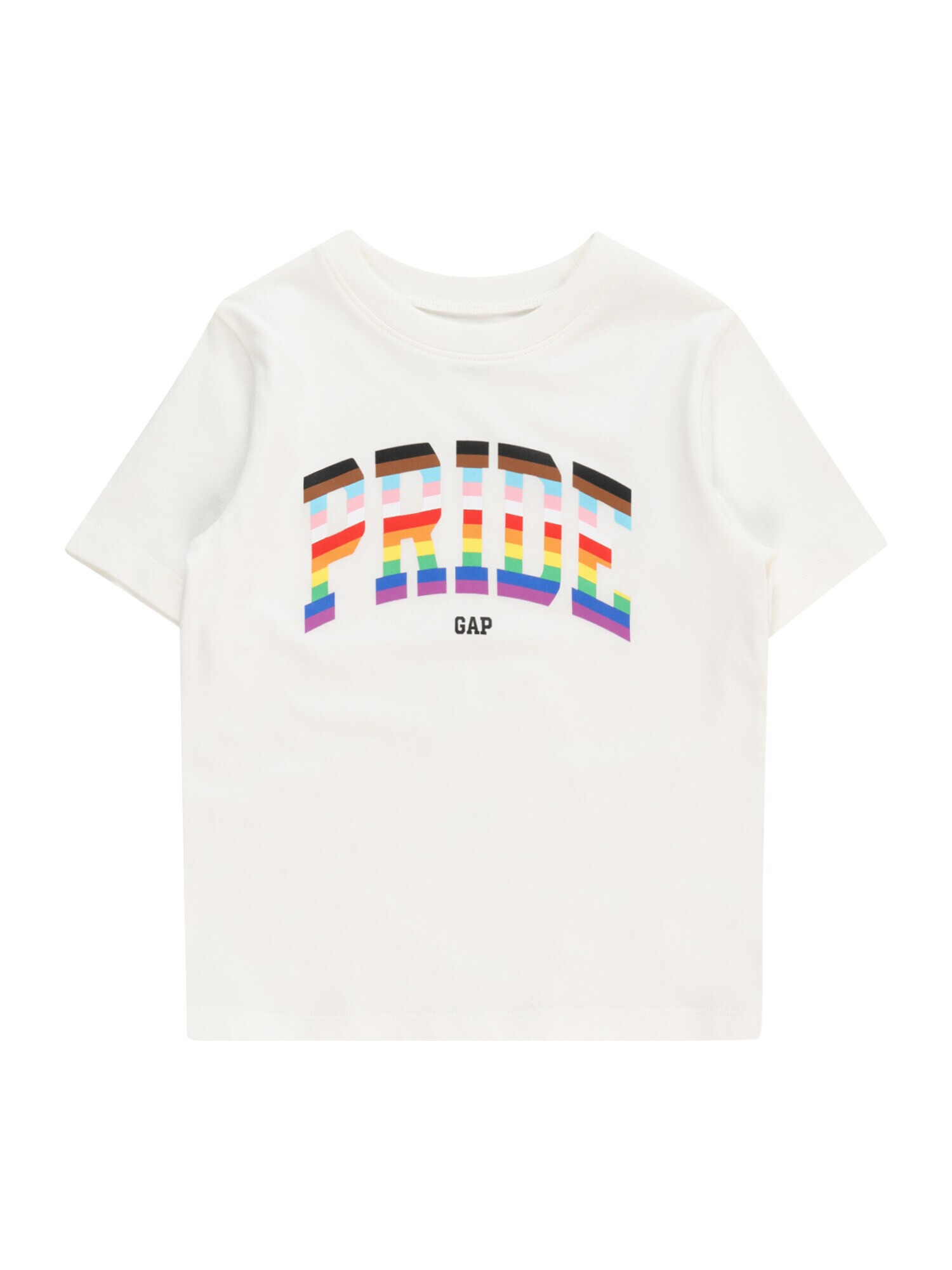 GAP Tricou albastru deschis / maro / negru / alb - Pled.ro