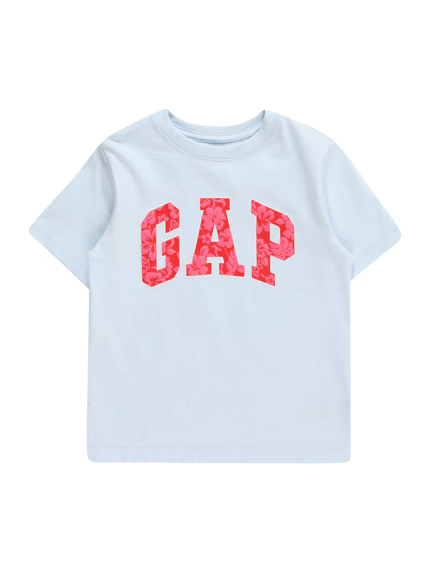 GAP Tricou albastru deschis / roșu / roșu pastel - Pled.ro