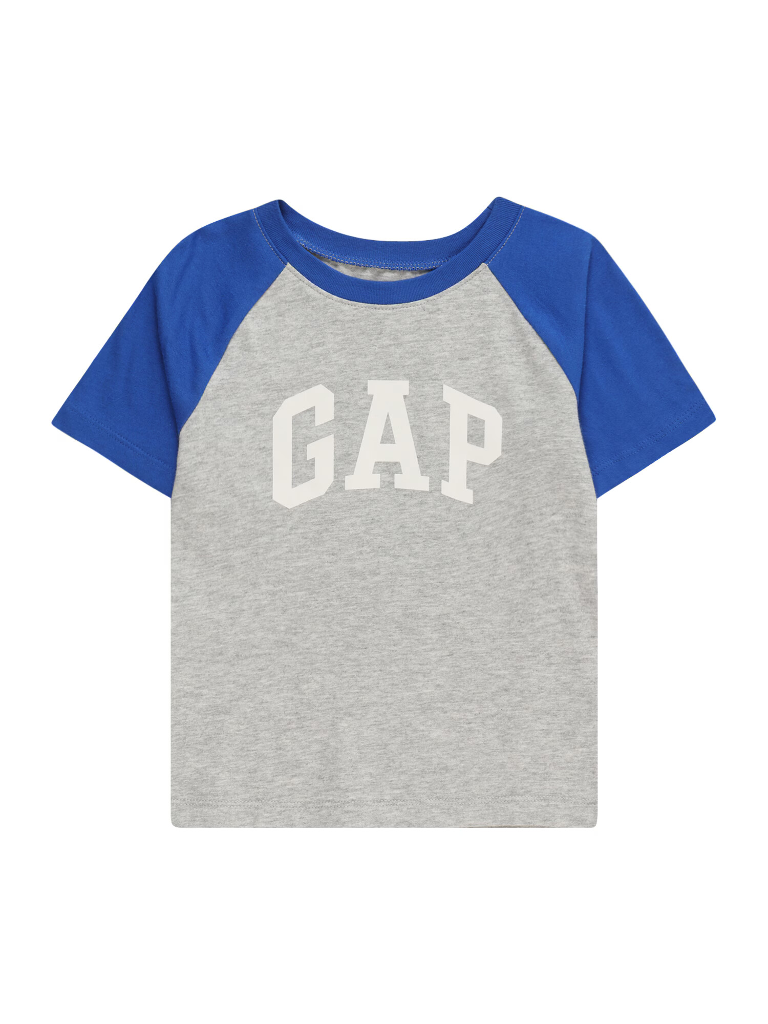 GAP Tricou albastru / gri amestecat / alb - Pled.ro