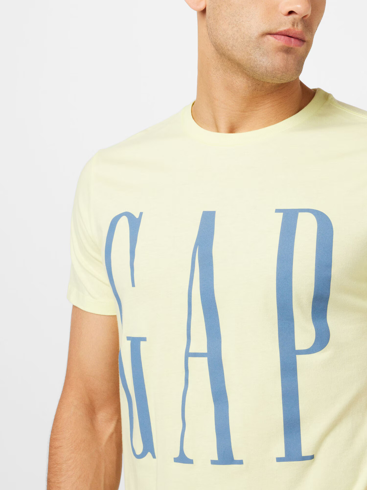 GAP Tricou albastru marin / galben deschis - Pled.ro