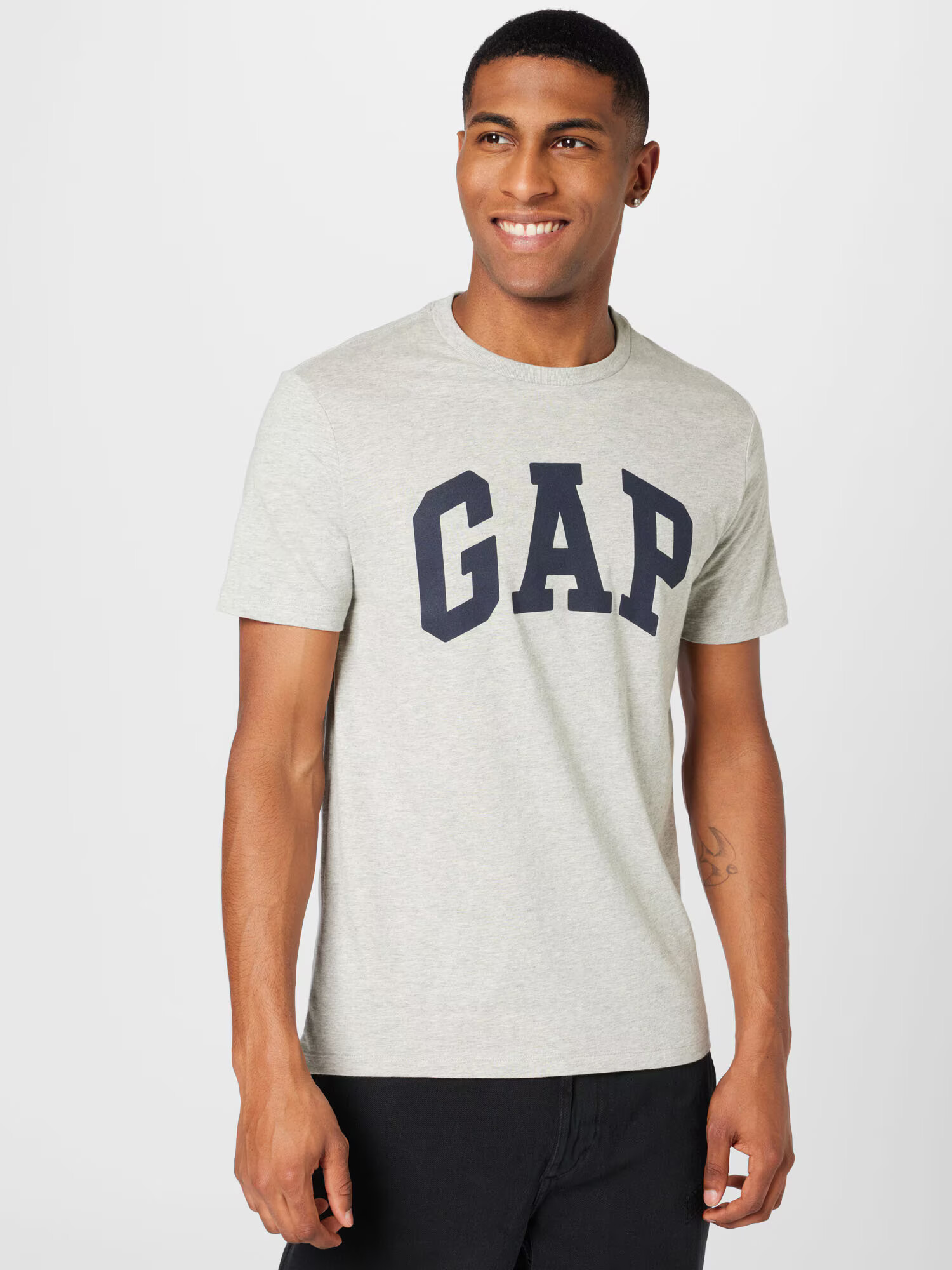 GAP Tricou albastru marin / gri amestecat - Pled.ro