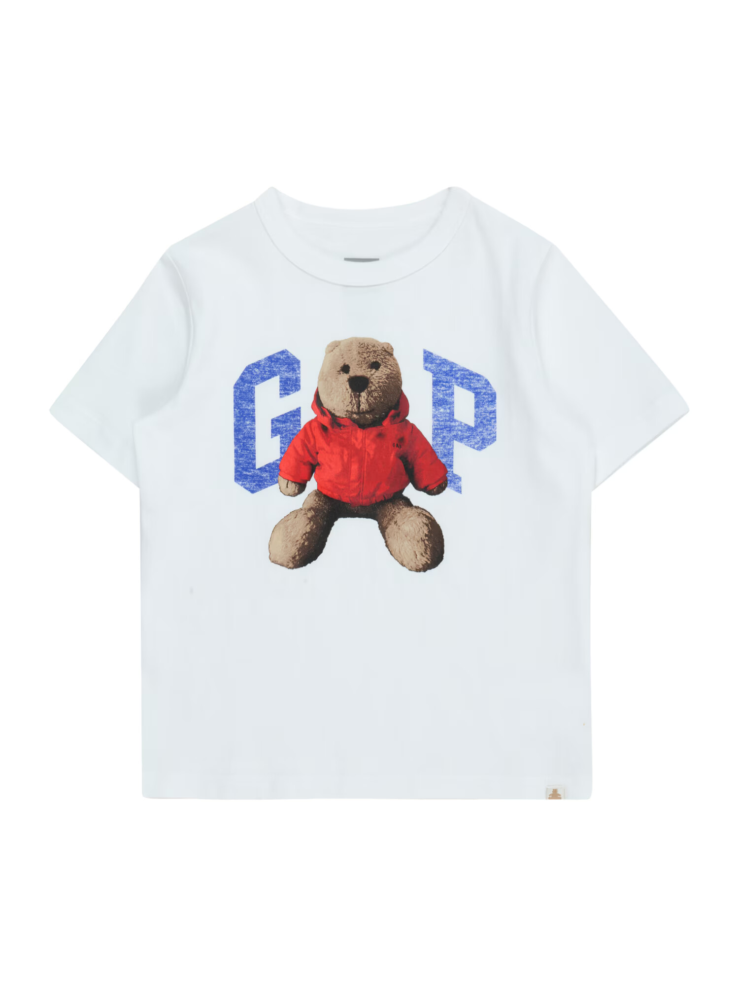 GAP Tricou albastru / maro / roșu / alb - Pled.ro