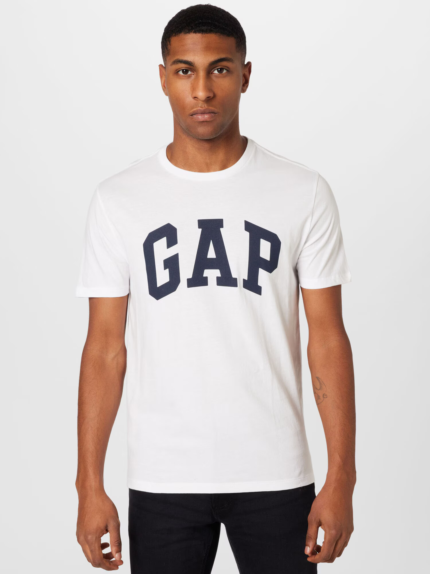 GAP Tricou albastru noapte / alb - Pled.ro