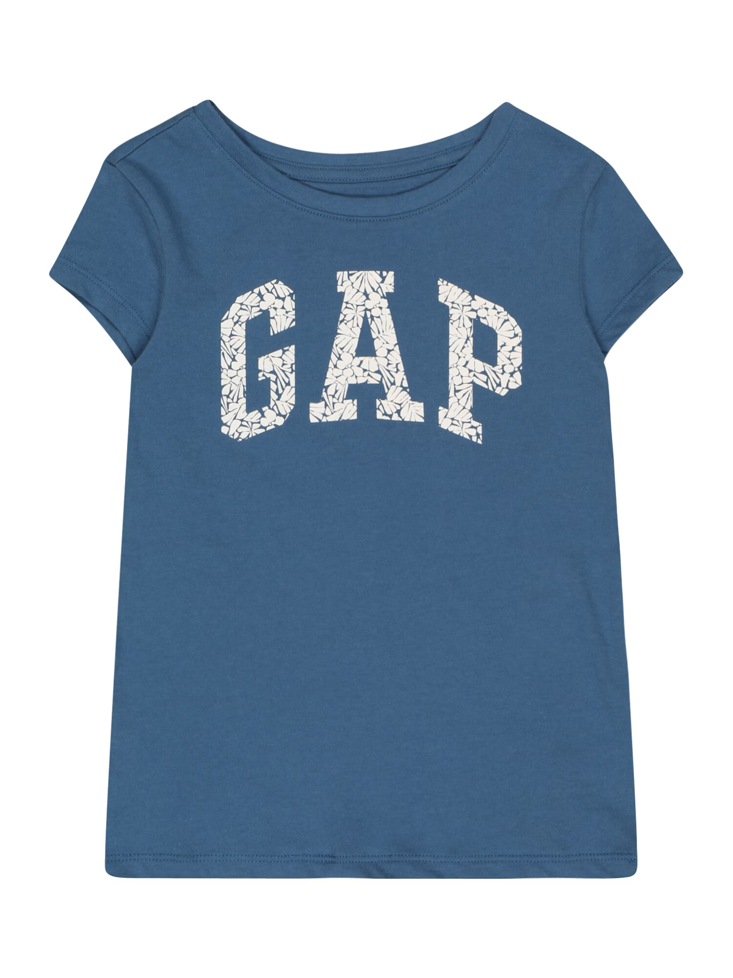 GAP Tricou albastru porumbel / alb - Pled.ro