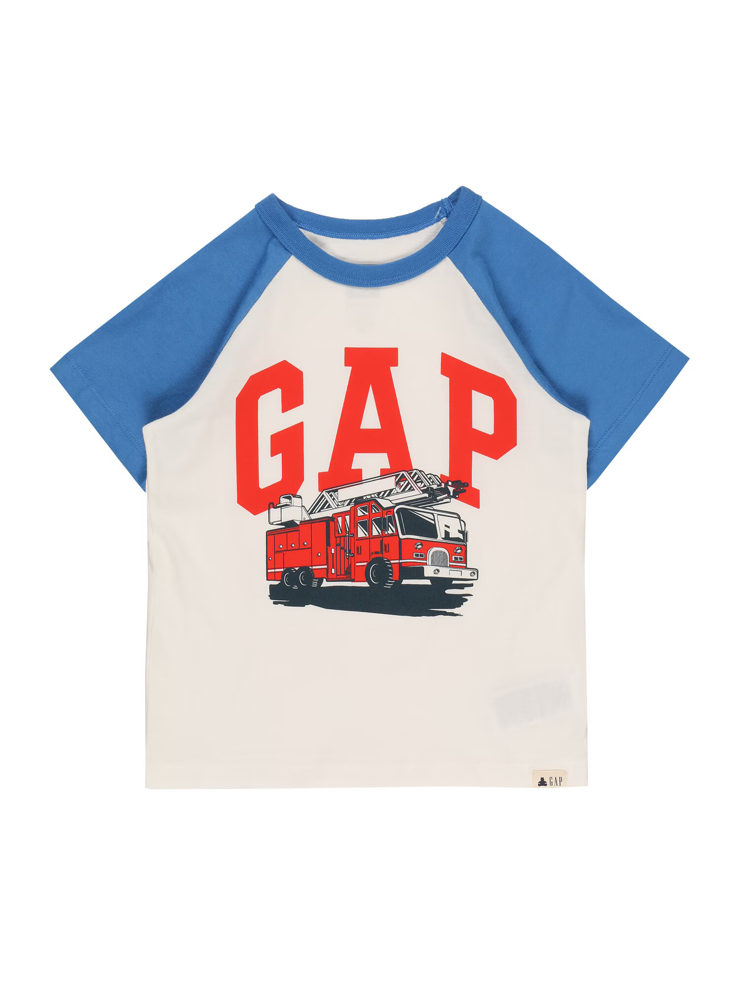 GAP Tricou albastru / roșu / negru / alb murdar - Pled.ro