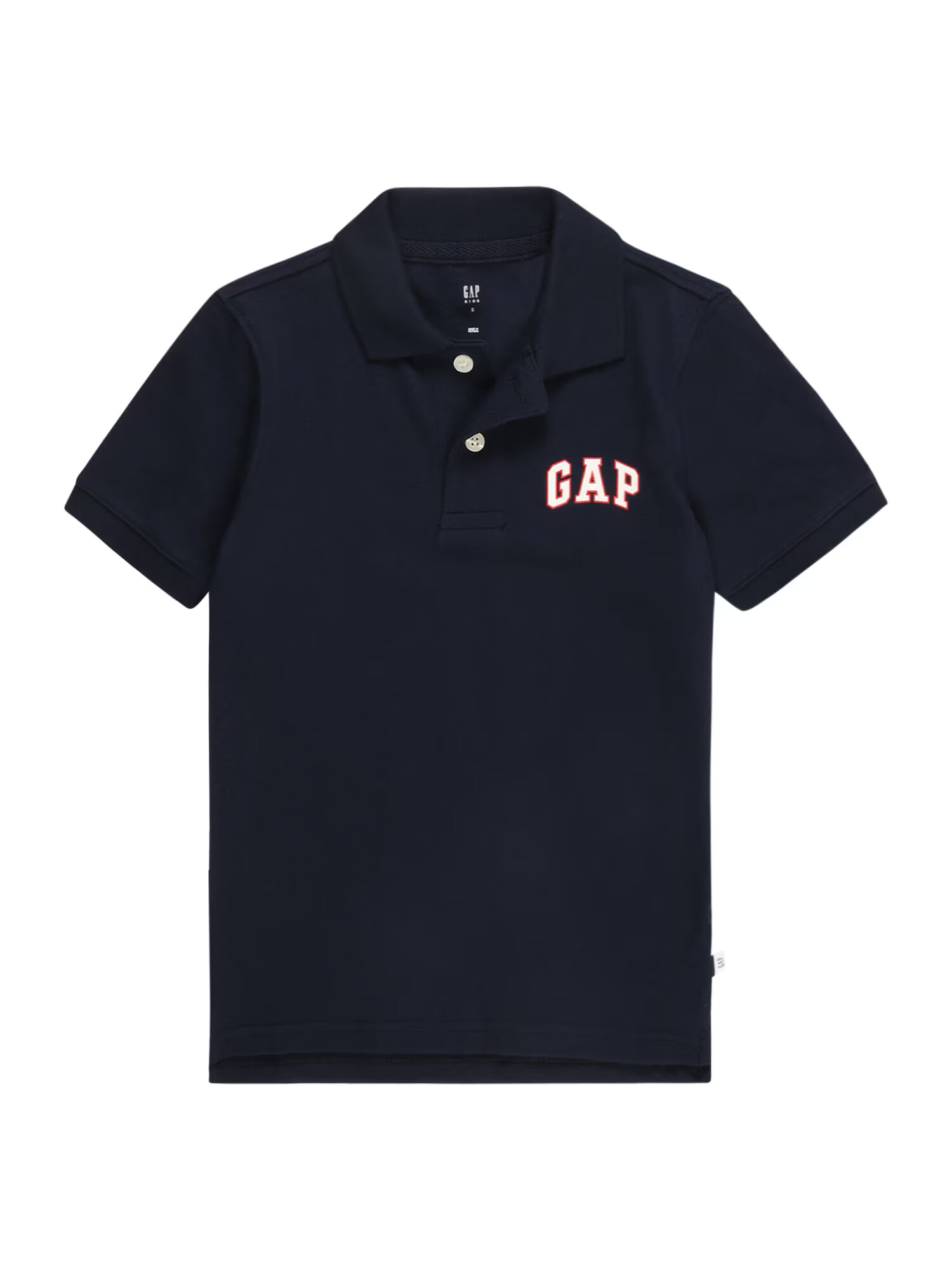 GAP Tricou albastru ultramarin / roșu deschis / alb - Pled.ro