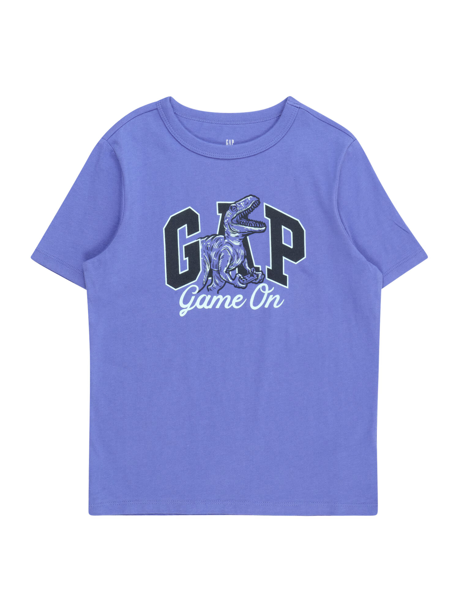 GAP Tricou albastru violet / negru / alb - Pled.ro