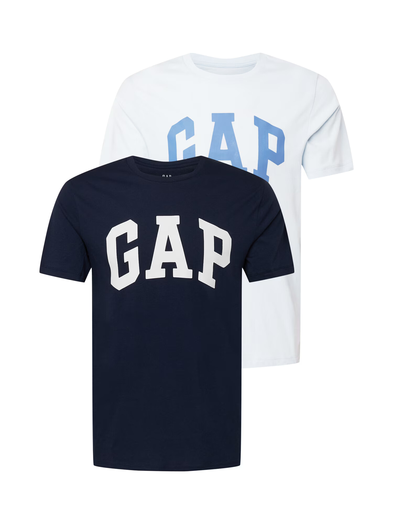 GAP Tricou 'ARCH' albastru fumuriu / albastru noapte / azur / alb - Pled.ro