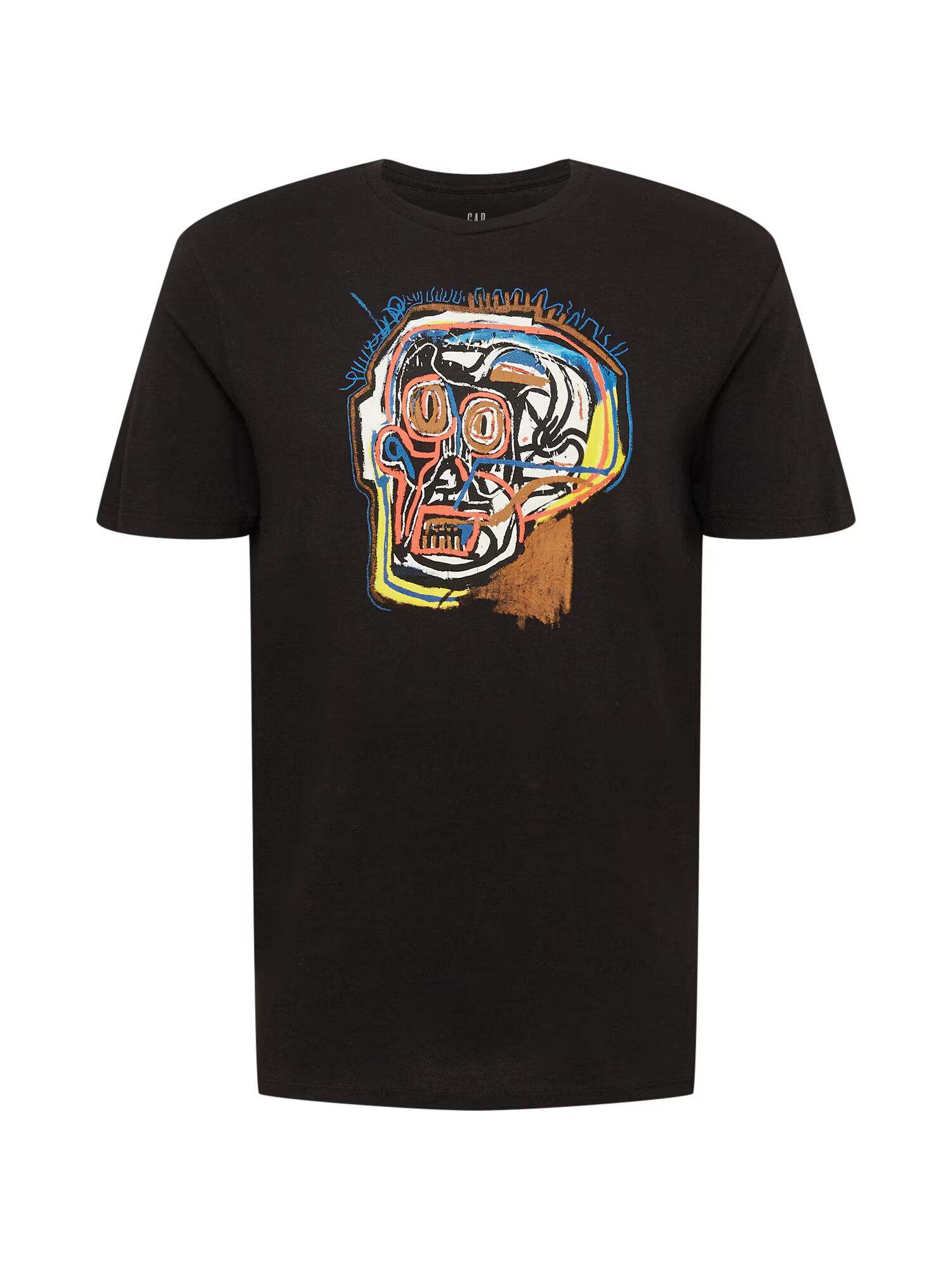 GAP Tricou 'BASQUIAT' albastru / maro / negru / alb - Pled.ro