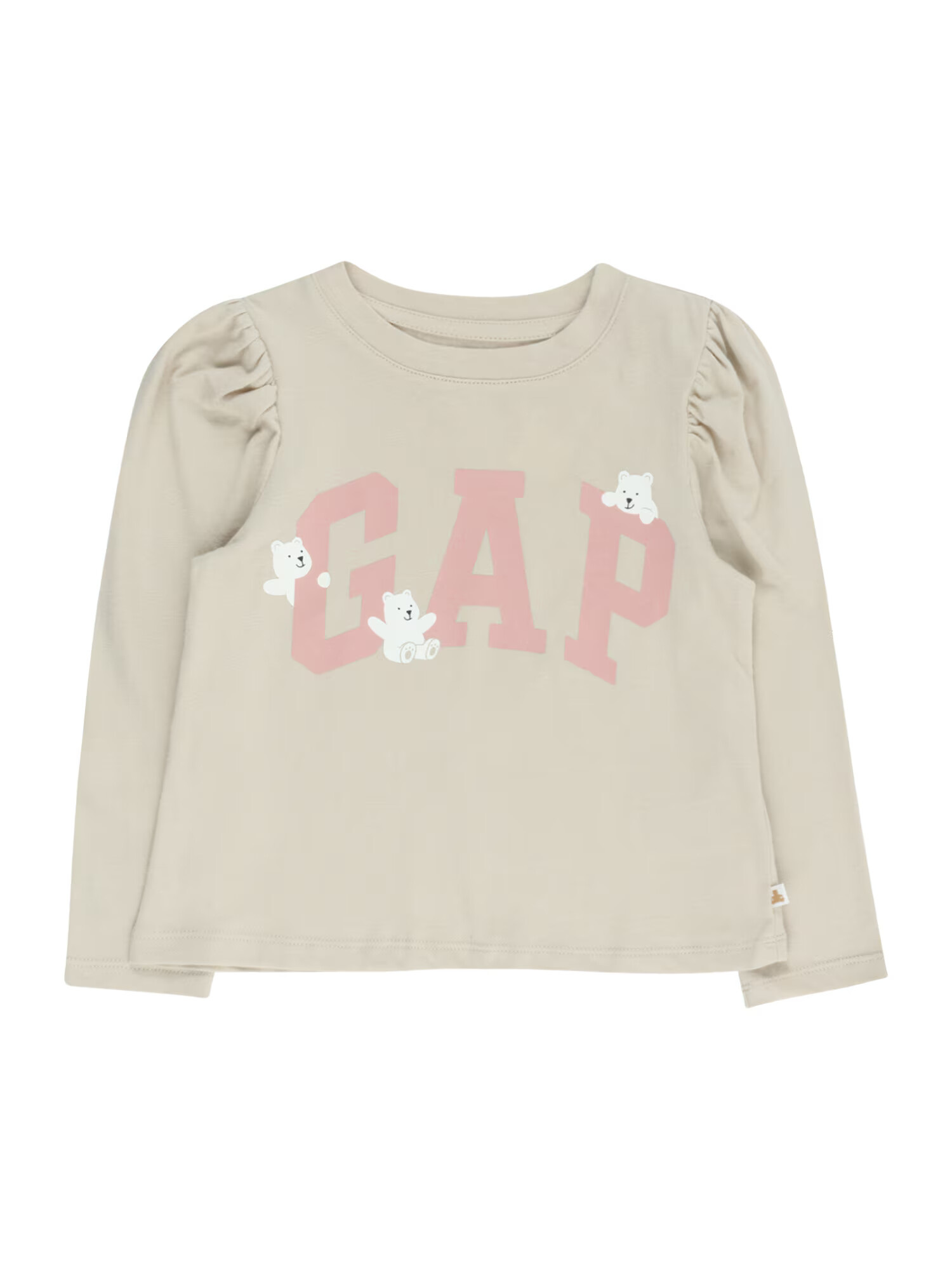 GAP Tricou bej / rosé / alb - Pled.ro