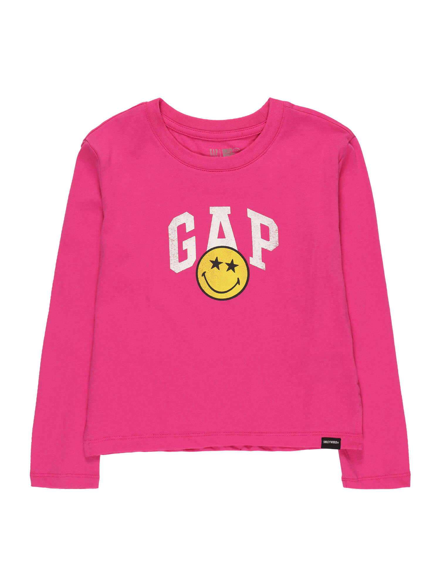 GAP Tricou 'BETTER' galben / roz neon / negru / alb - Pled.ro