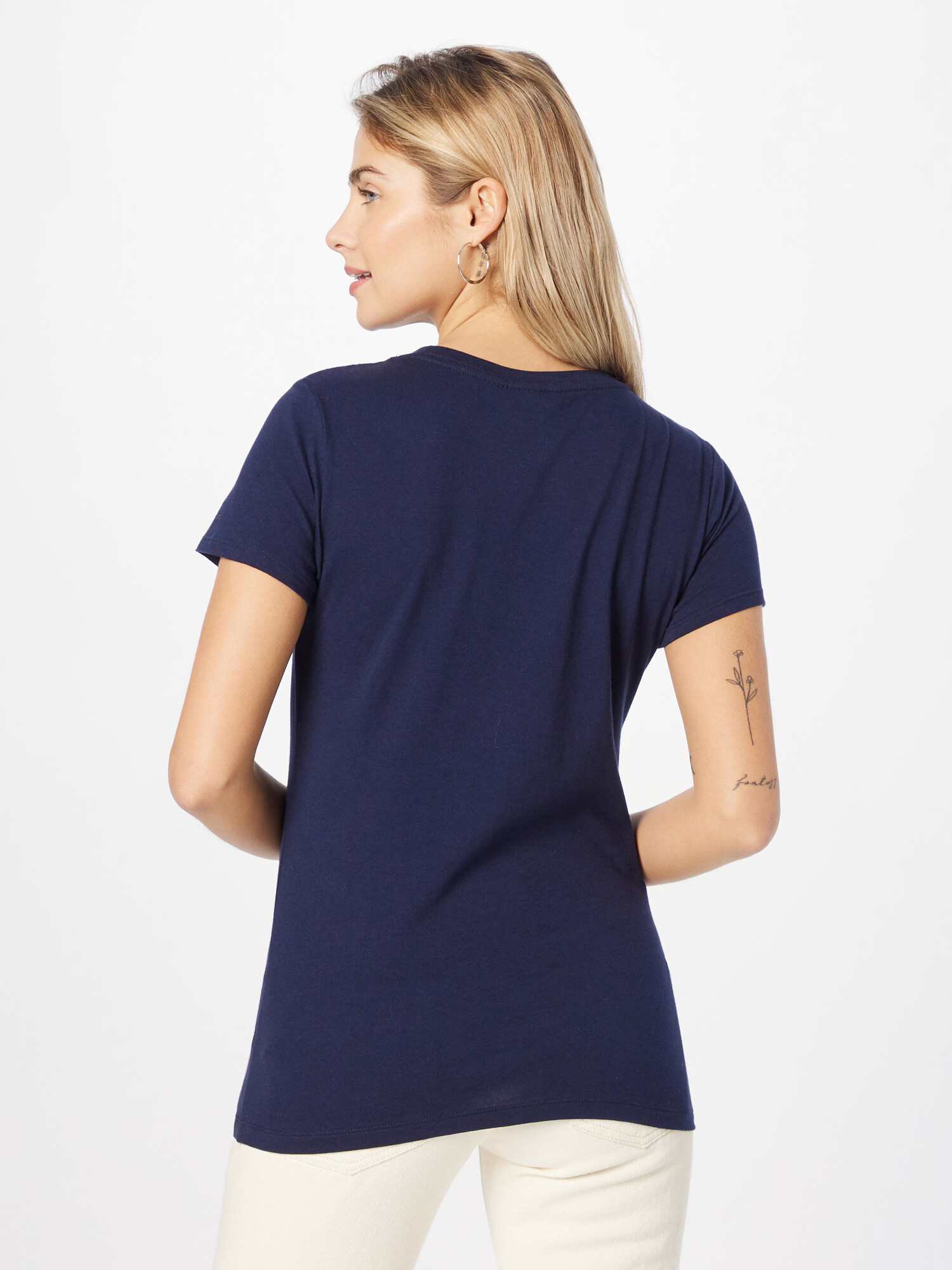 GAP Tricou bleumarin / alb - Pled.ro