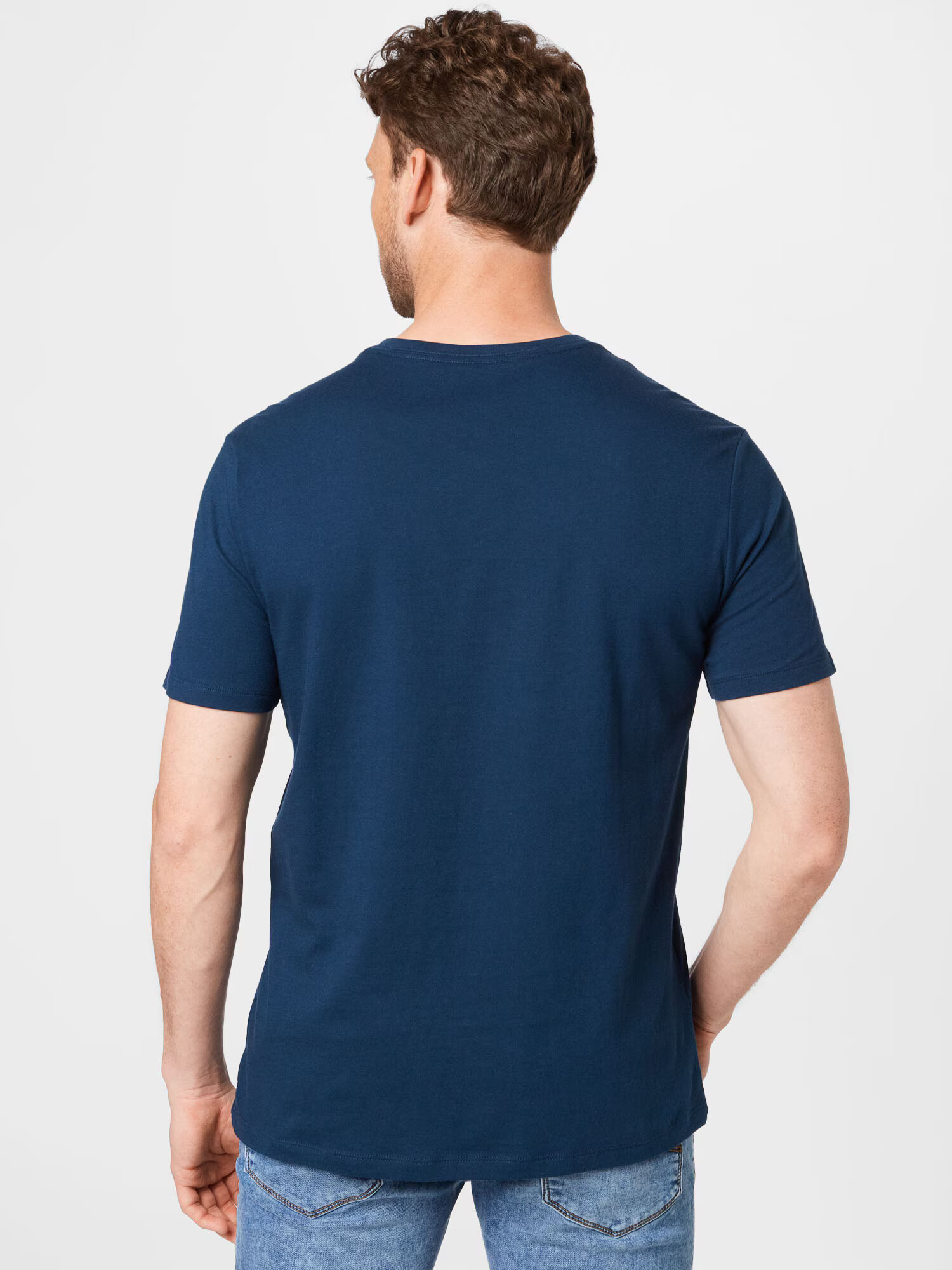 GAP Tricou bleumarin / alb - Pled.ro