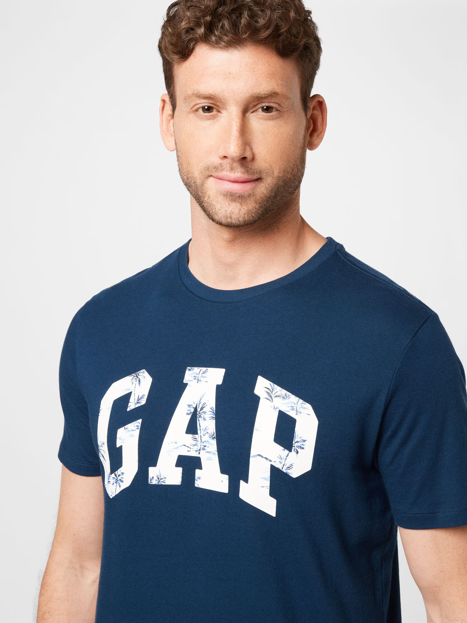 GAP Tricou bleumarin / alb - Pled.ro