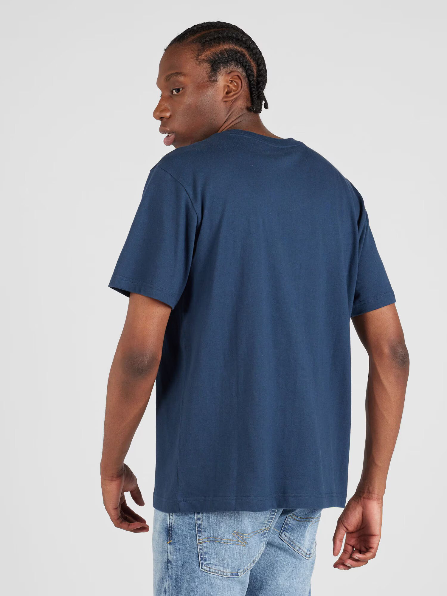 GAP Tricou bleumarin / albastru închis / alb - Pled.ro