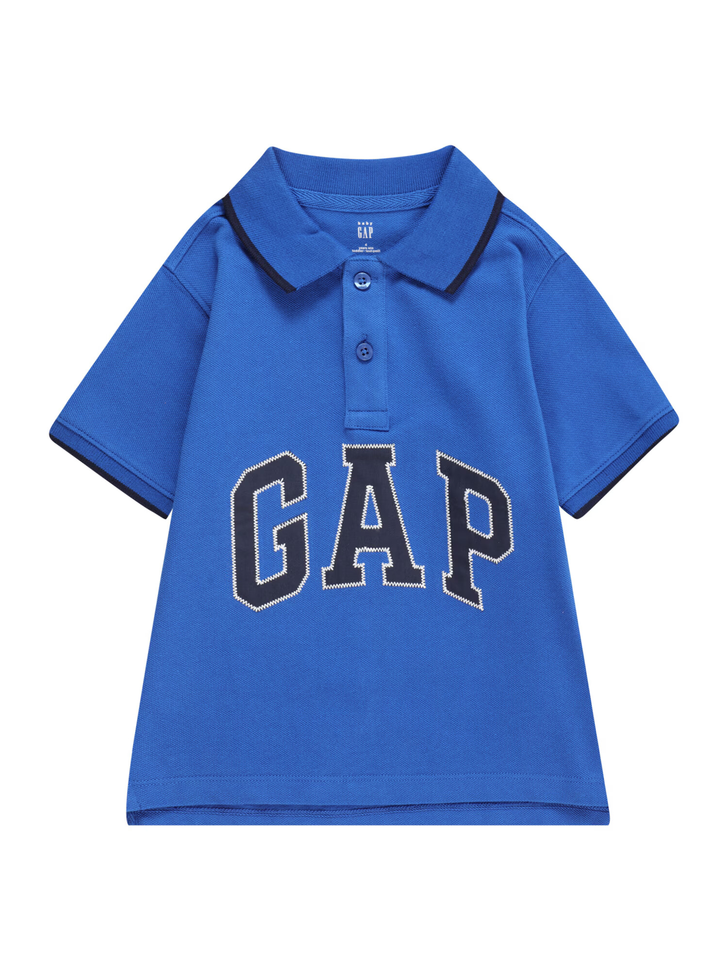 GAP Tricou bleumarin / albastru noapte / alb - Pled.ro