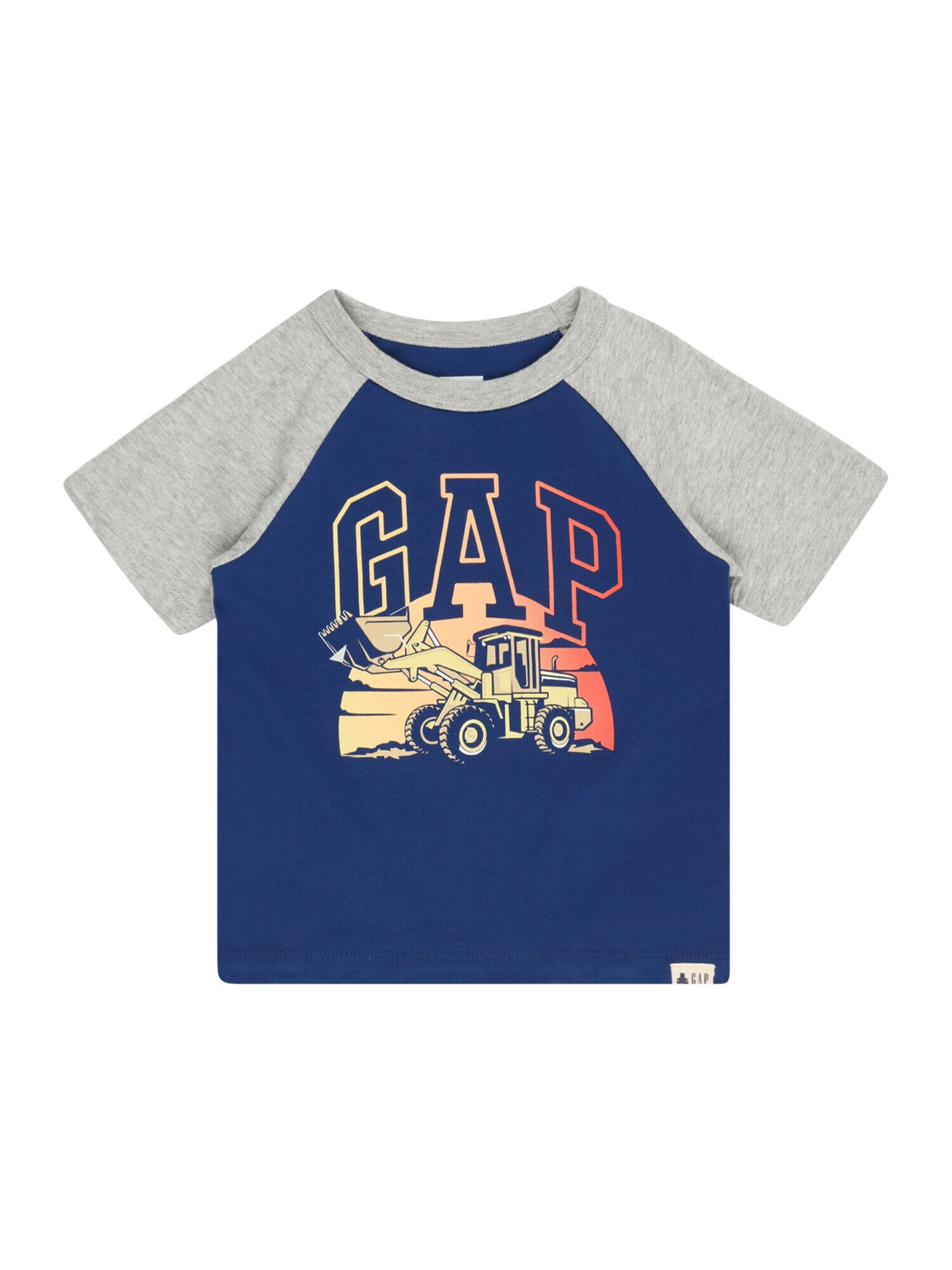 GAP Tricou bleumarin / galben deschis / gri amestecat / portocaliu - Pled.ro