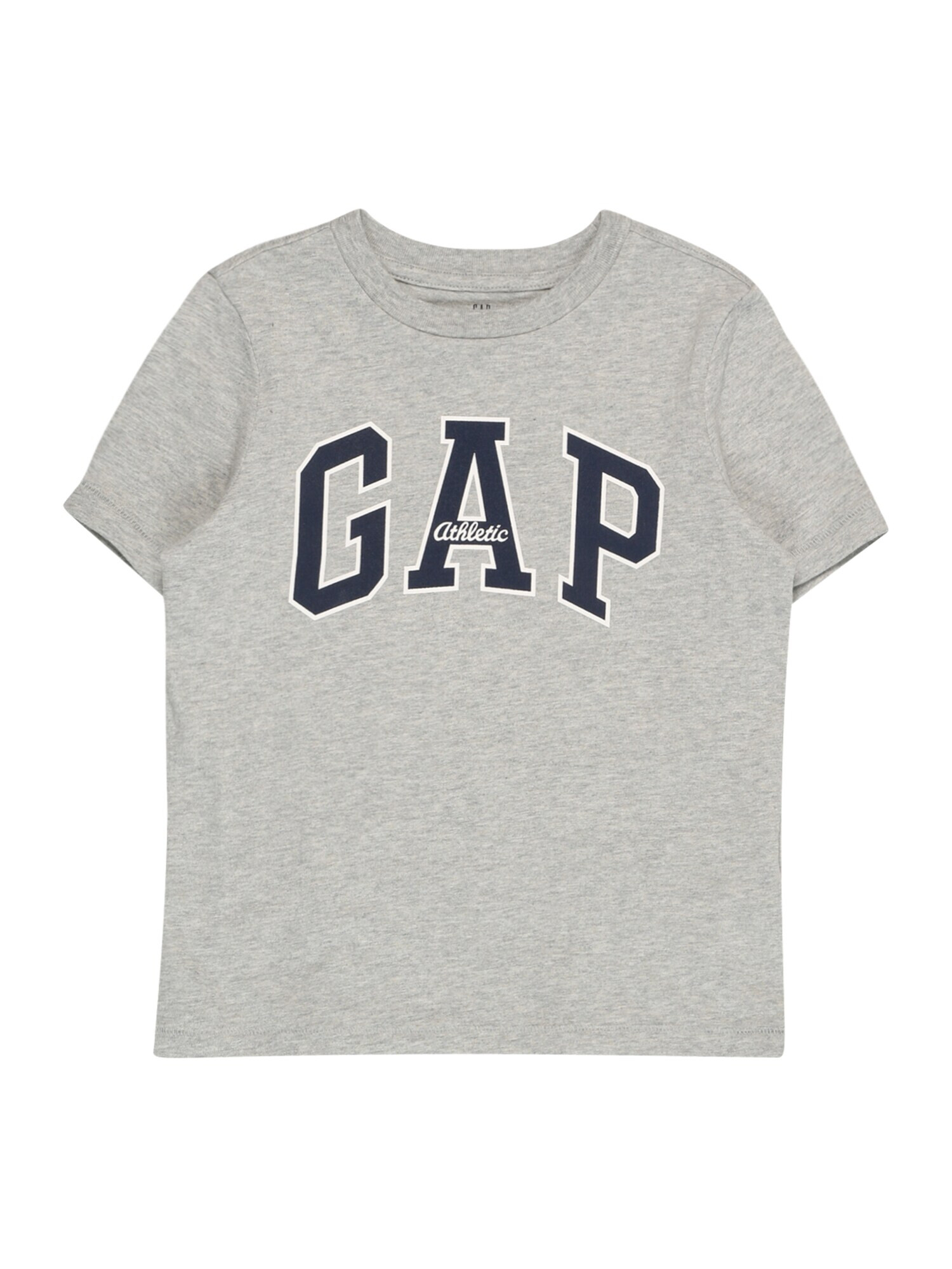 GAP Tricou bleumarin / gri amestecat / alb - Pled.ro