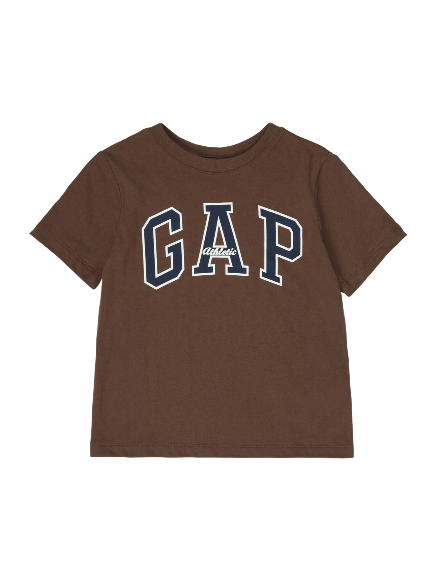 GAP Tricou bleumarin / maro / alb - Pled.ro