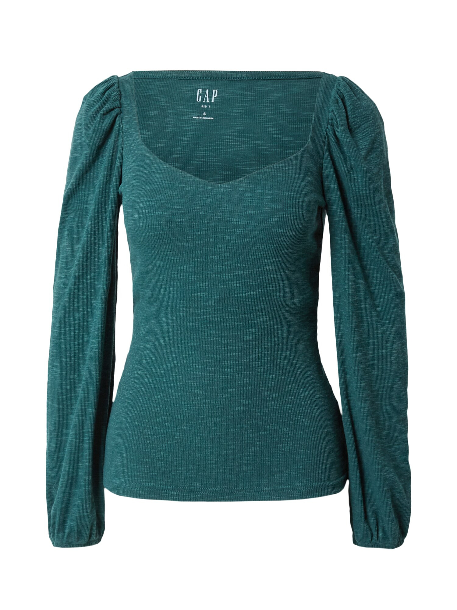 GAP Tricou 'CANYON' verde petrol / alb - Pled.ro