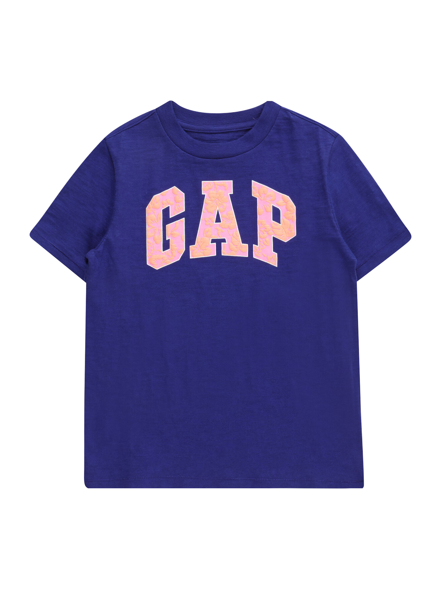 GAP Tricou 'FRAN' bleumarin / portocaliu / roz / alb - Pled.ro