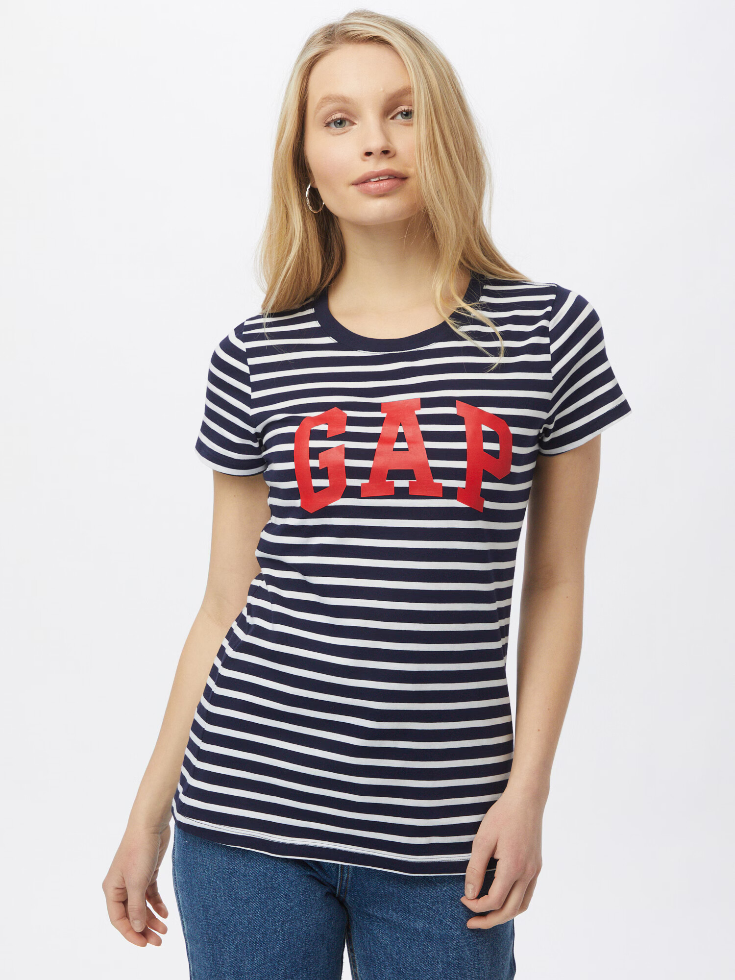 GAP Tricou 'FRANCHISE' bleumarin / roșu / alb - Pled.ro