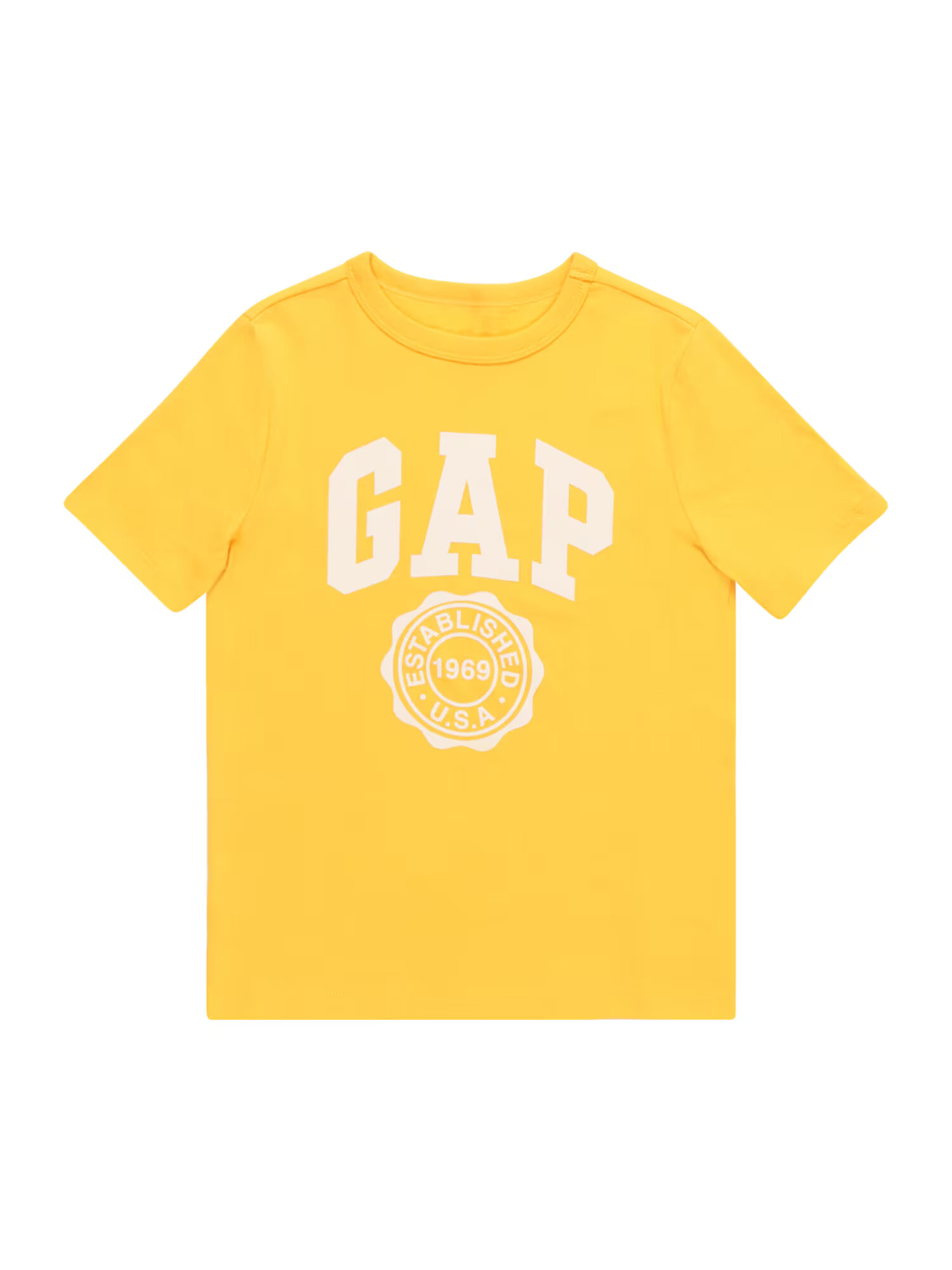 GAP Tricou galben / alb - Pled.ro