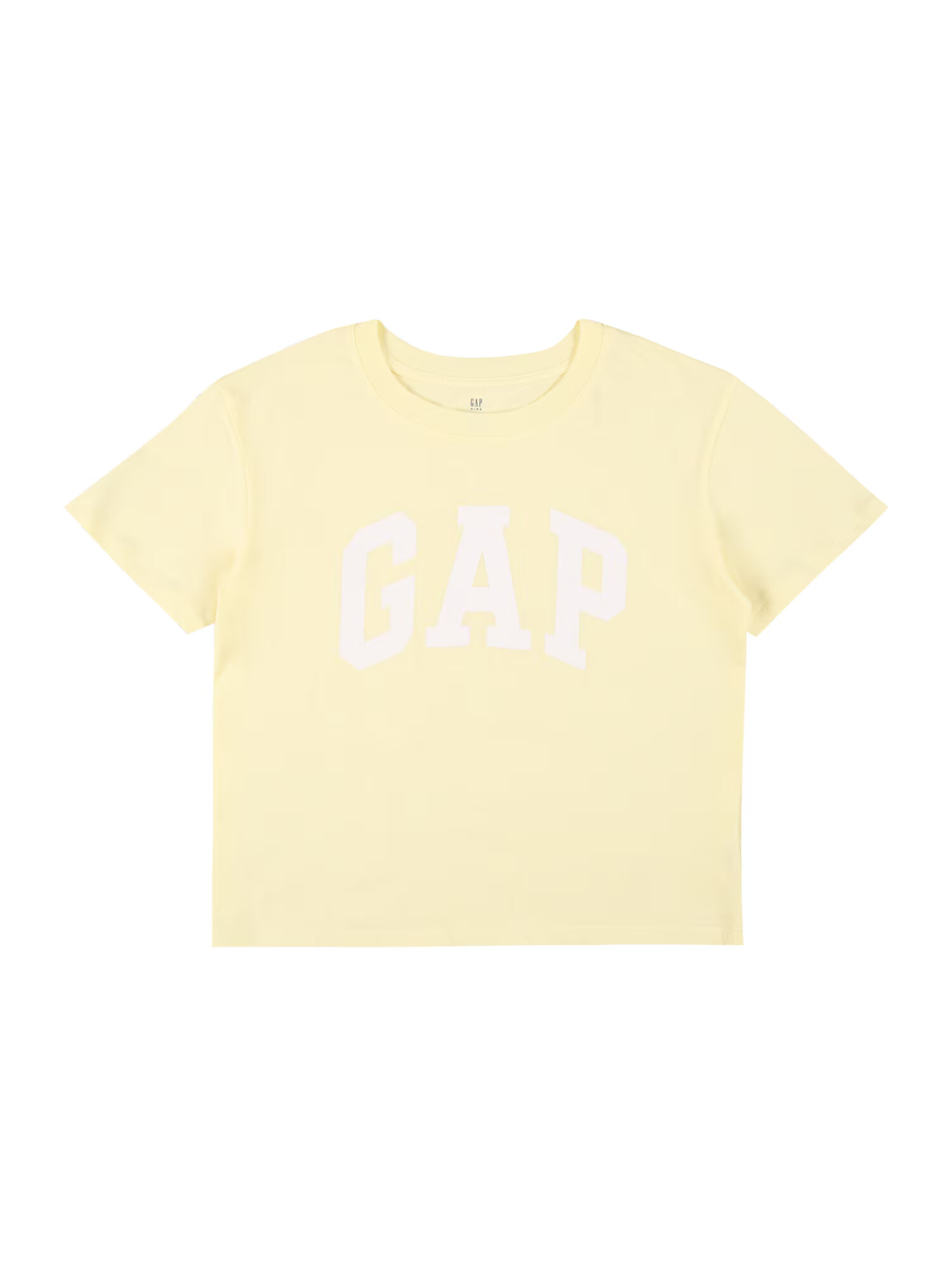 GAP Tricou galben deschis / alb - Pled.ro