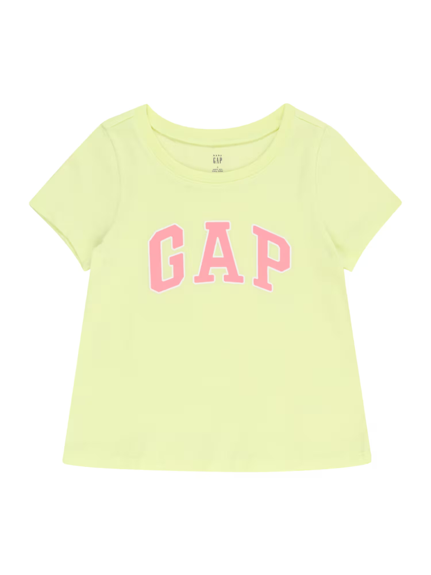 GAP Tricou galben lămâie / fucsia / alb - Pled.ro