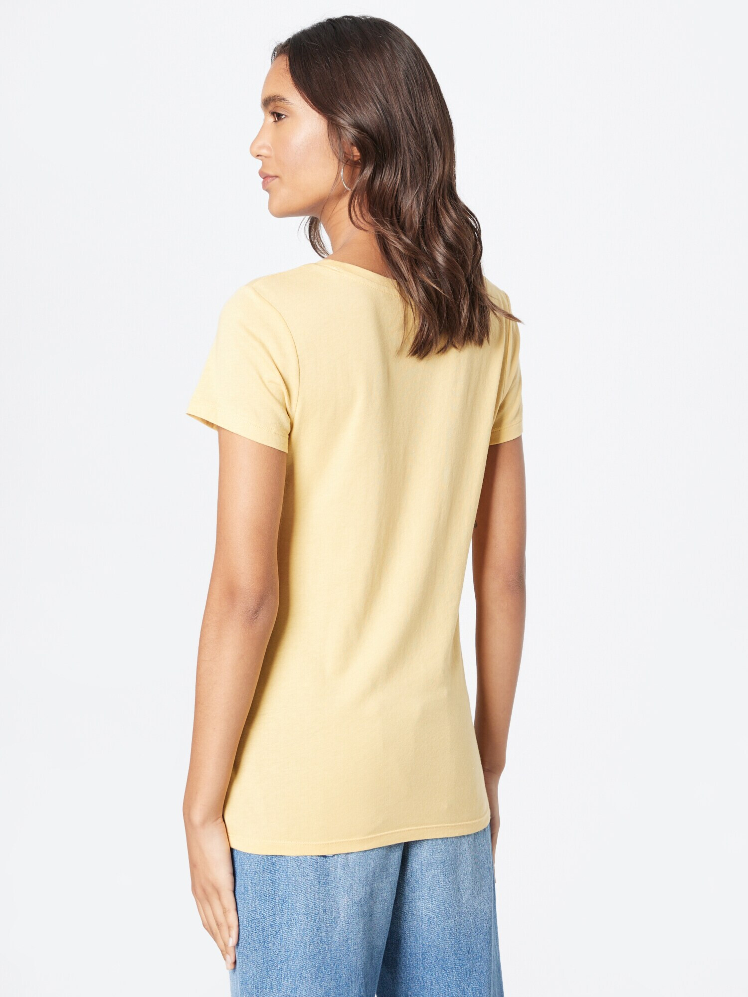 GAP Tricou galben pastel / roz / alb - Pled.ro