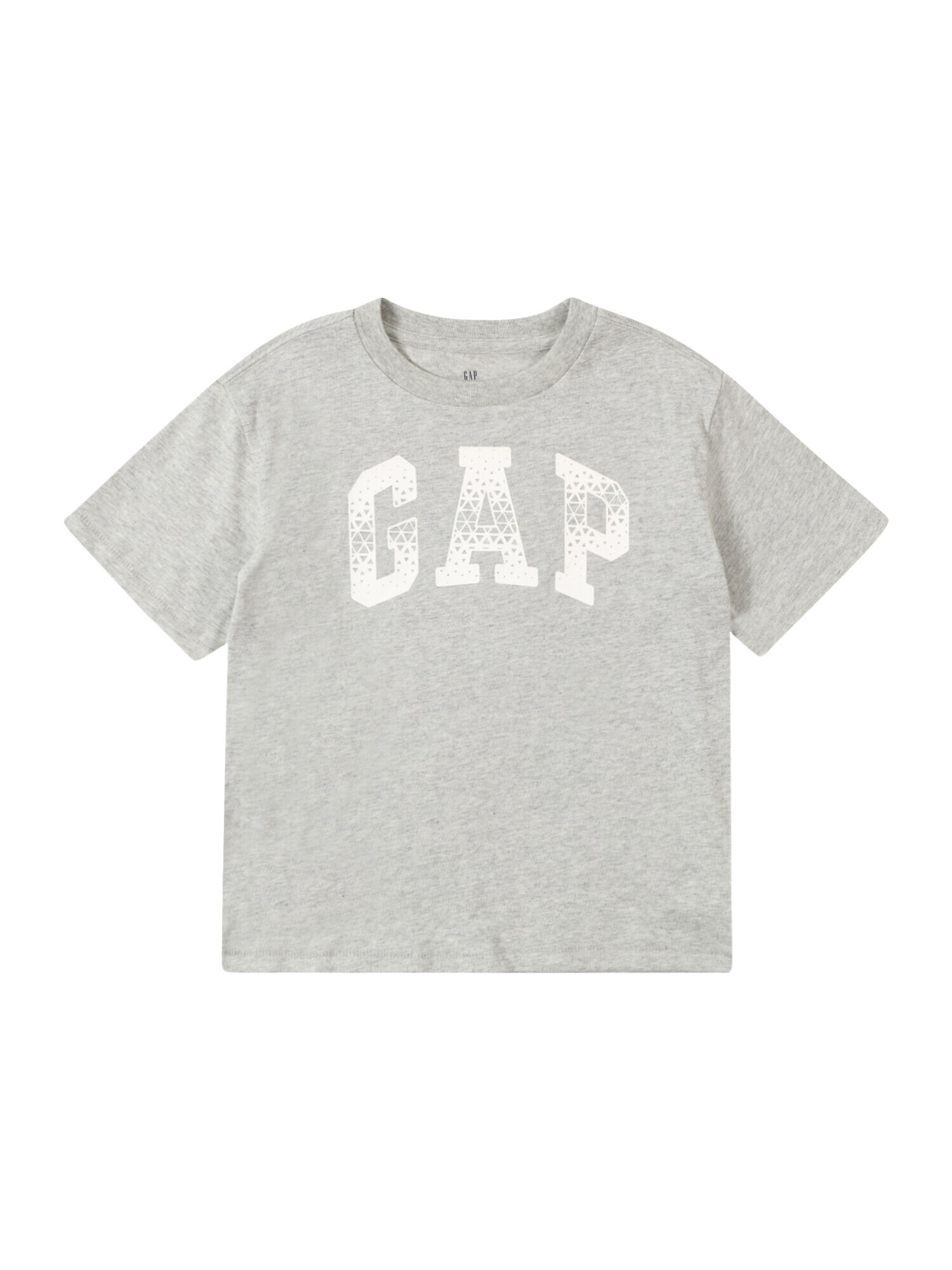 GAP Tricou gri amestecat / alb - Pled.ro