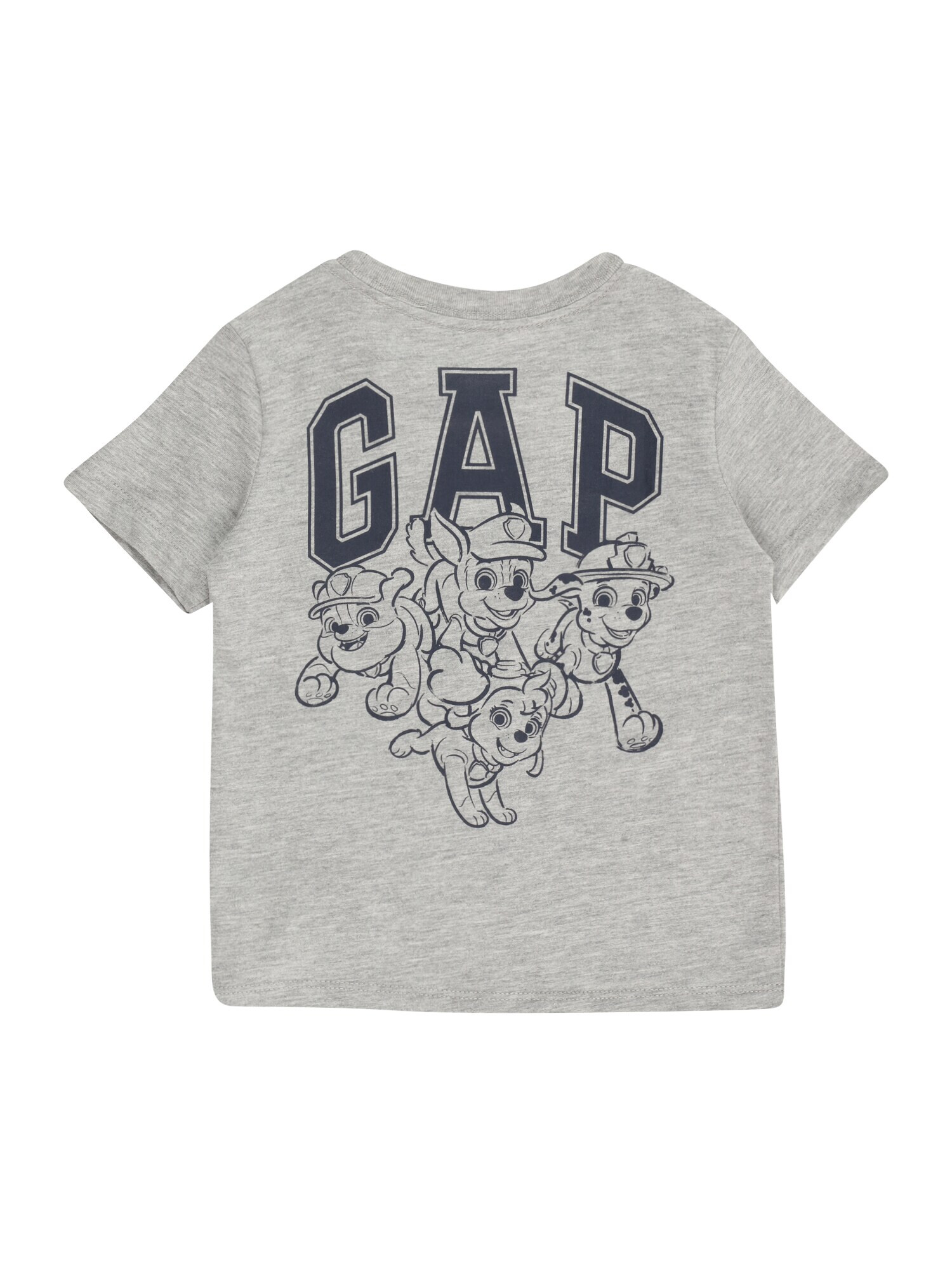 GAP Tricou gri amestecat / negru - Pled.ro