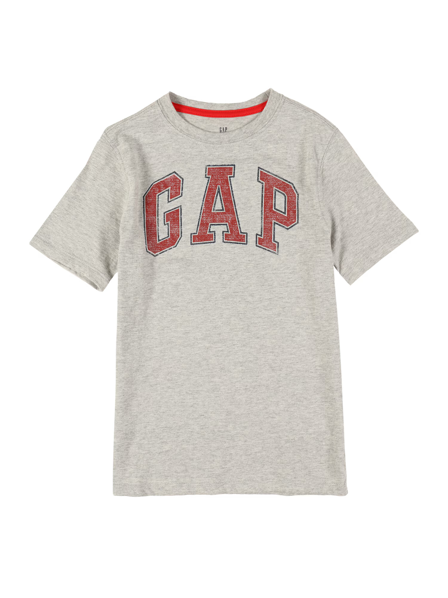 GAP Tricou gri amestecat / roșu / negru - Pled.ro