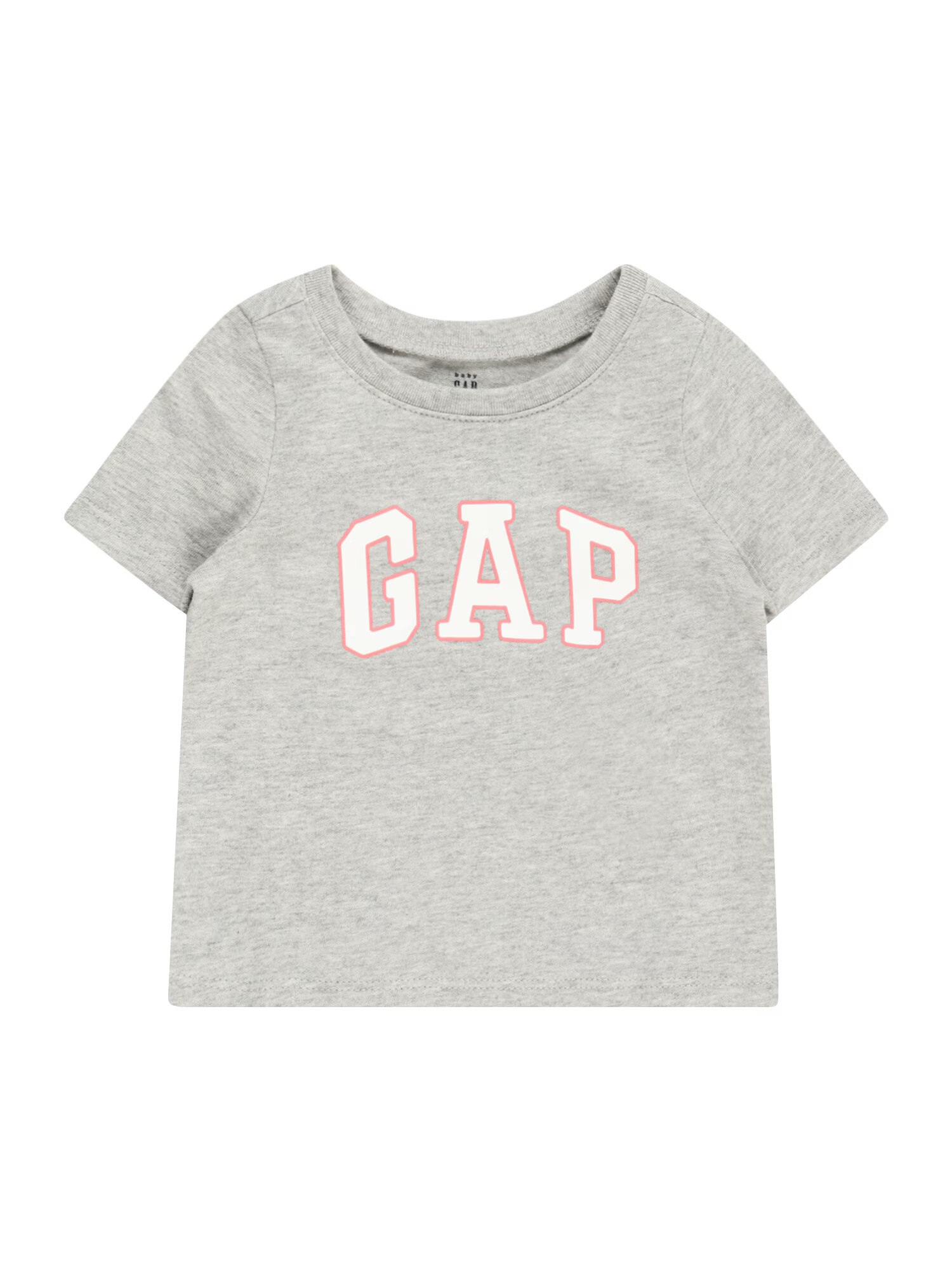 GAP Tricou gri amestecat / roz / alb - Pled.ro