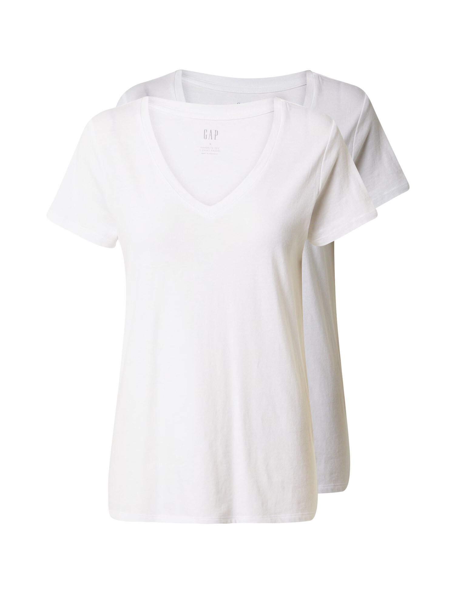 GAP Tricou gri deschis / alb - Pled.ro