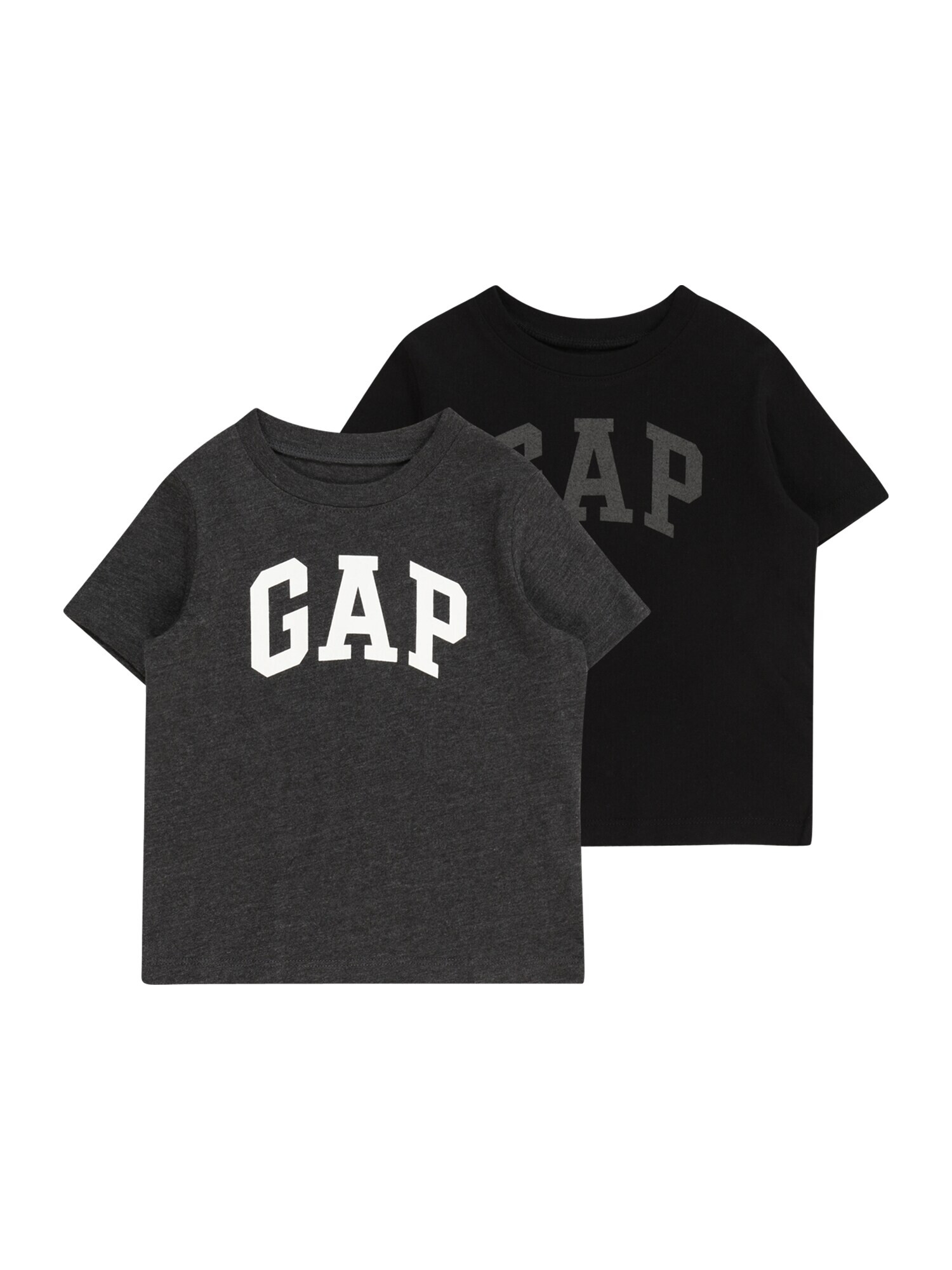 GAP Tricou gri închis / negru / alb - Pled.ro