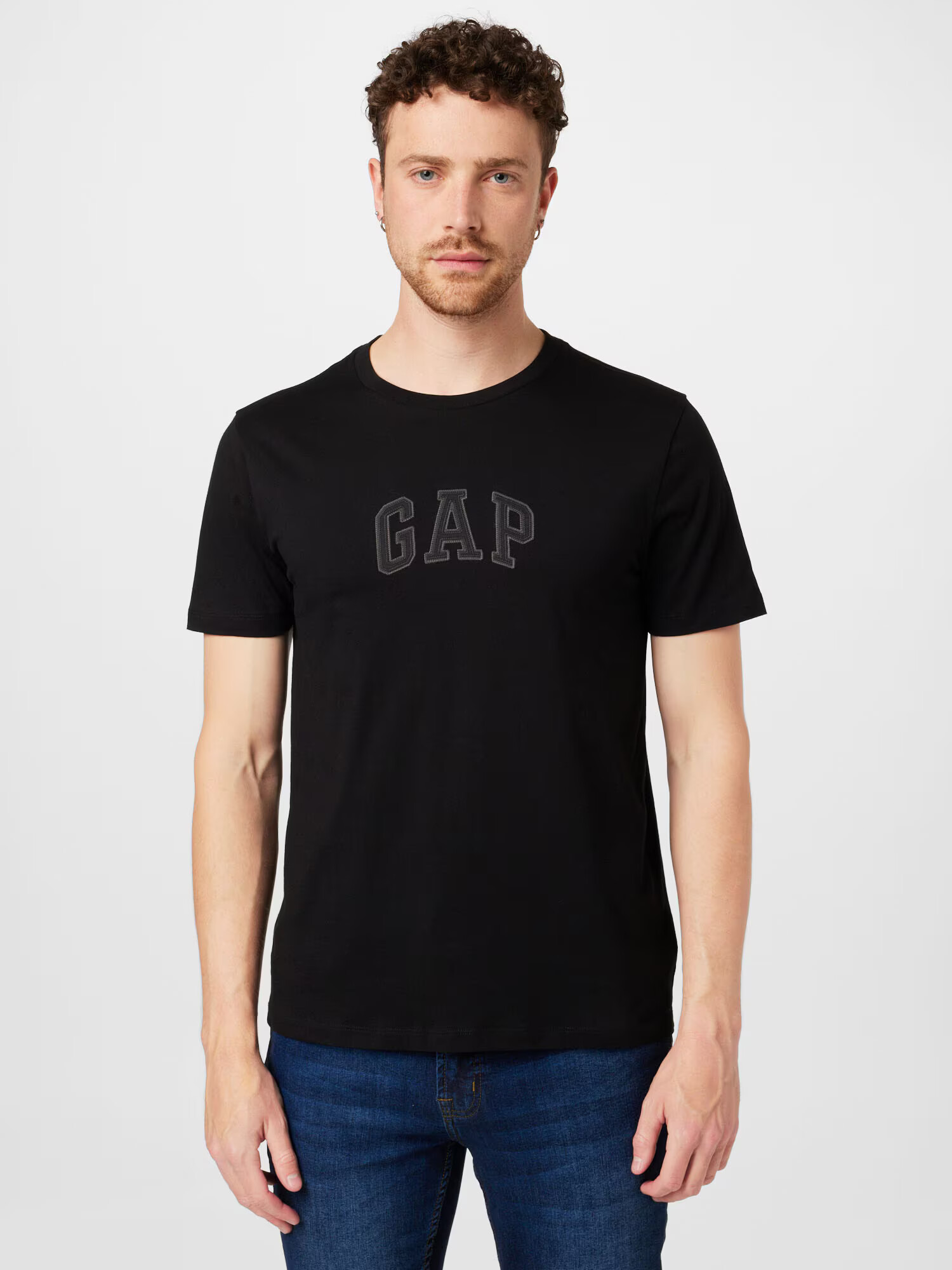 GAP Tricou gri piatră / gri închis / negru - Pled.ro