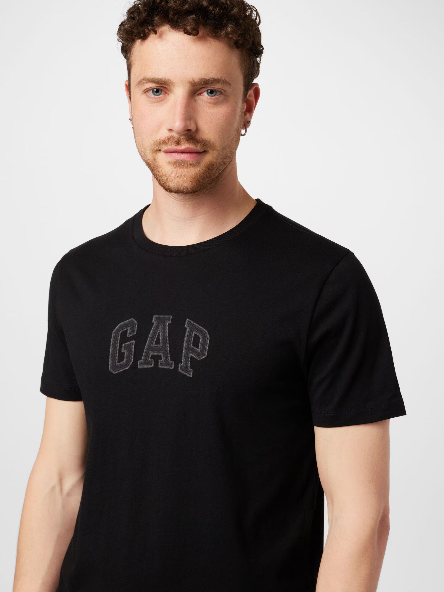 GAP Tricou gri piatră / gri închis / negru - Pled.ro