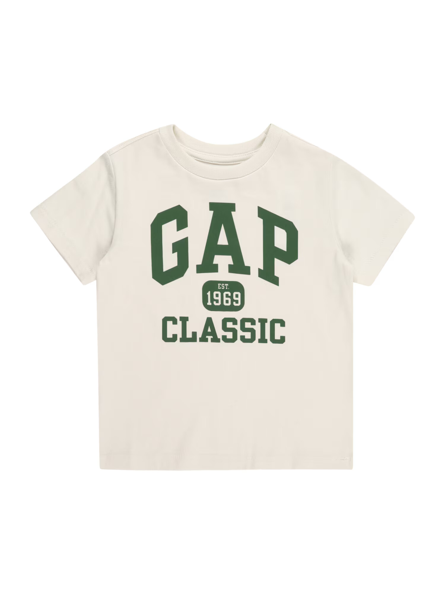 GAP Tricou gri piatră / verde închis - Pled.ro