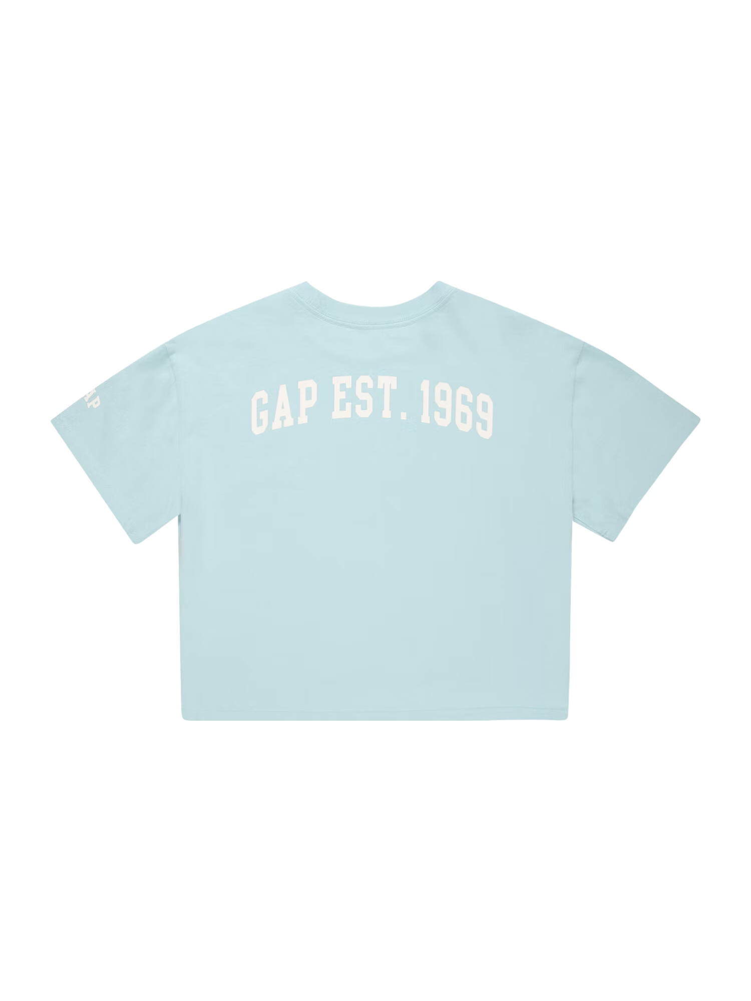 GAP Tricou 'JUNE' albastru deschis / alb - Pled.ro