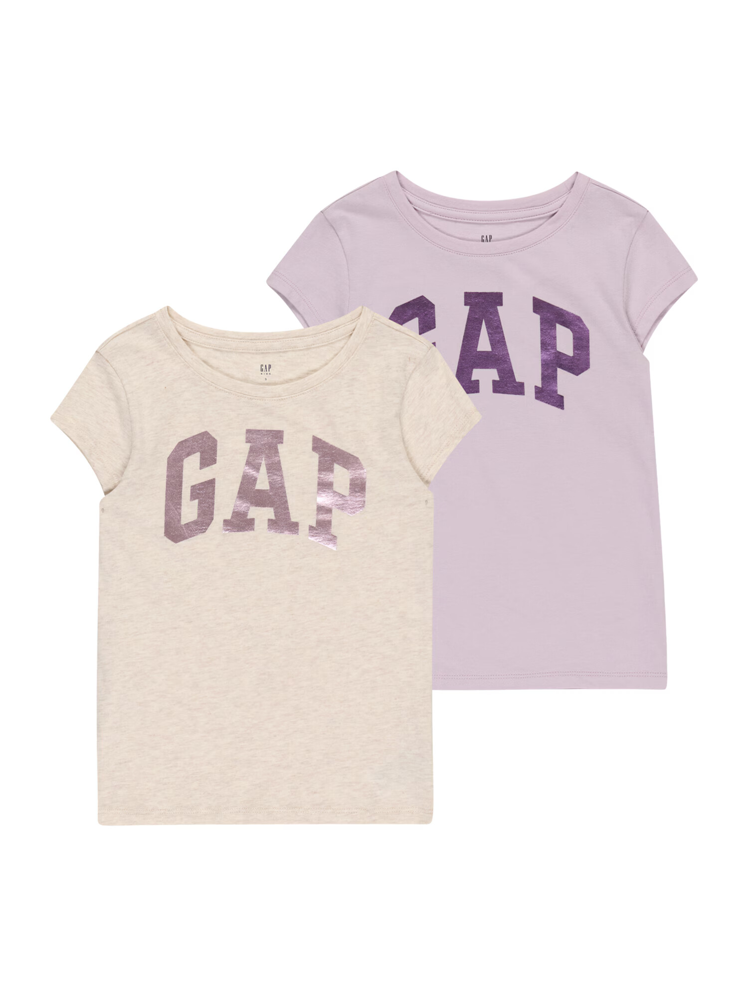 GAP Tricou lila / mov liliachiu / alb lână - Pled.ro