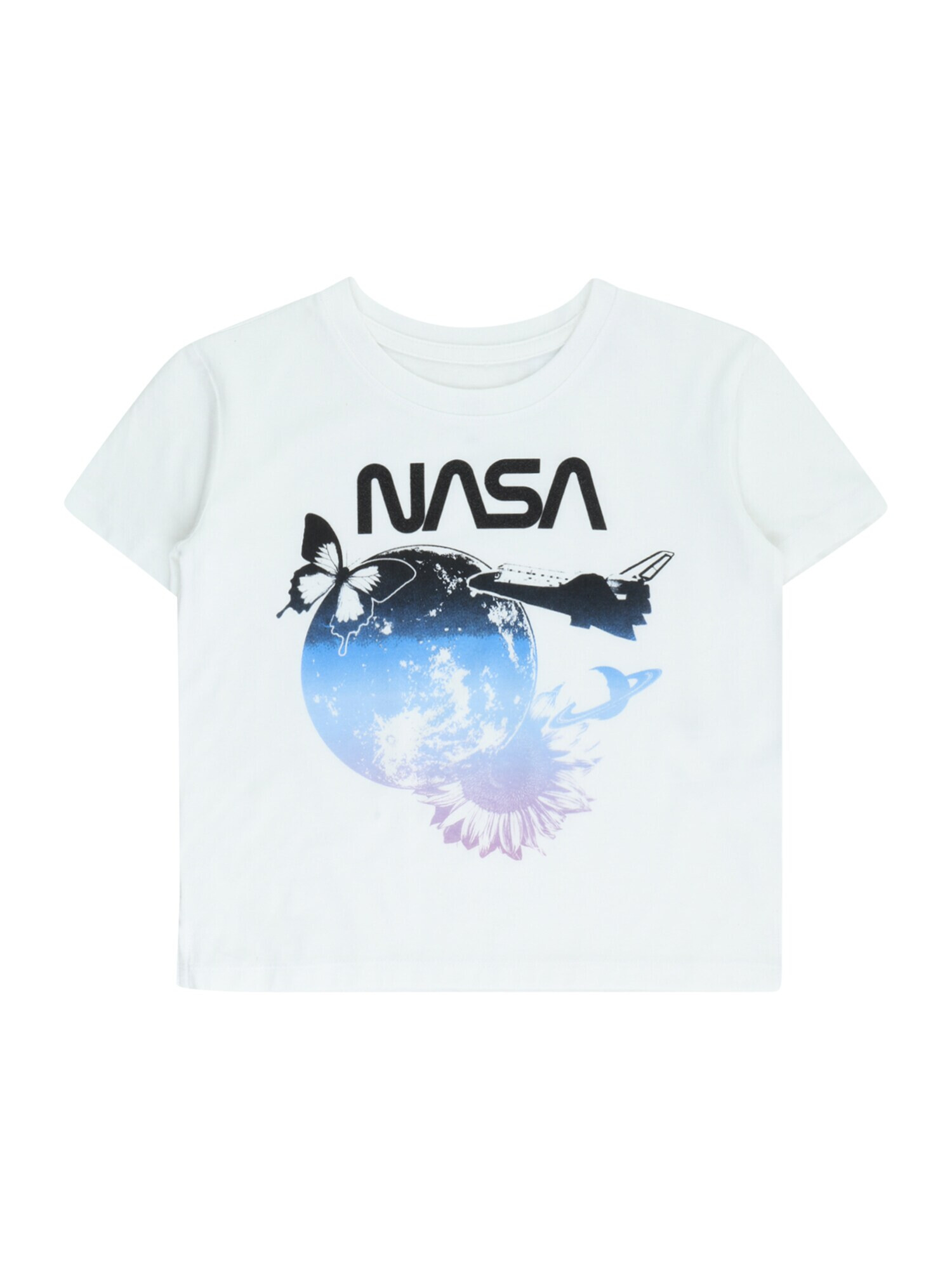 GAP Tricou 'NASA SS BETTER' albastru deschis / mov deschis / negru / alb - Pled.ro