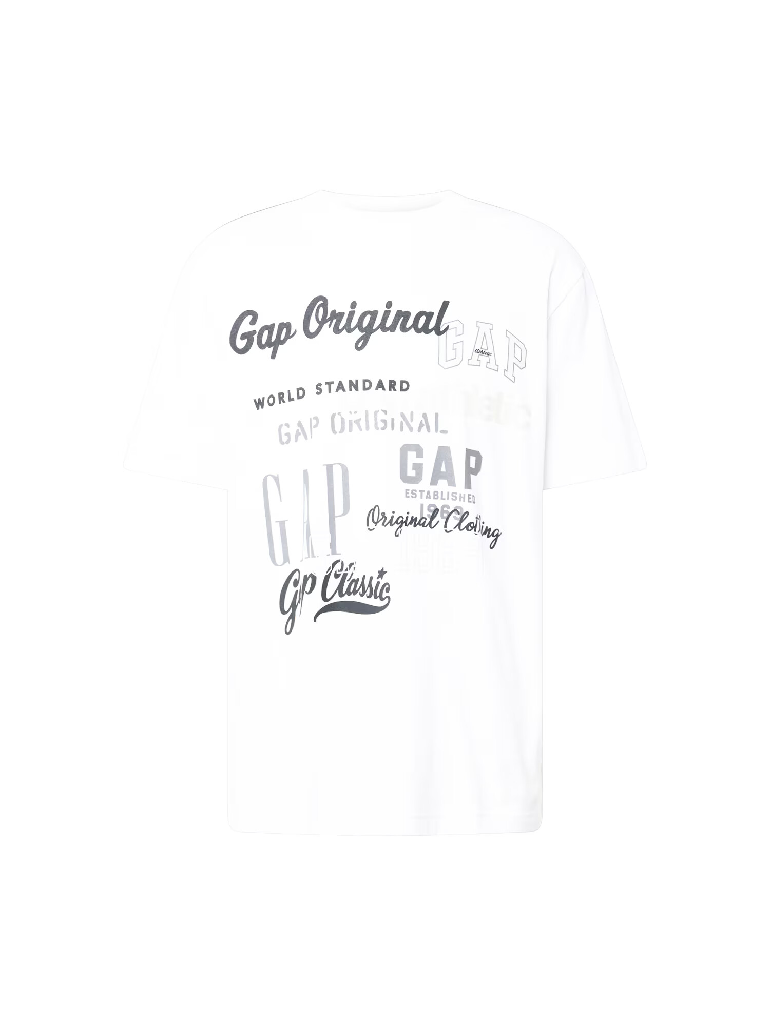 GAP Tricou negru / alb - Pled.ro