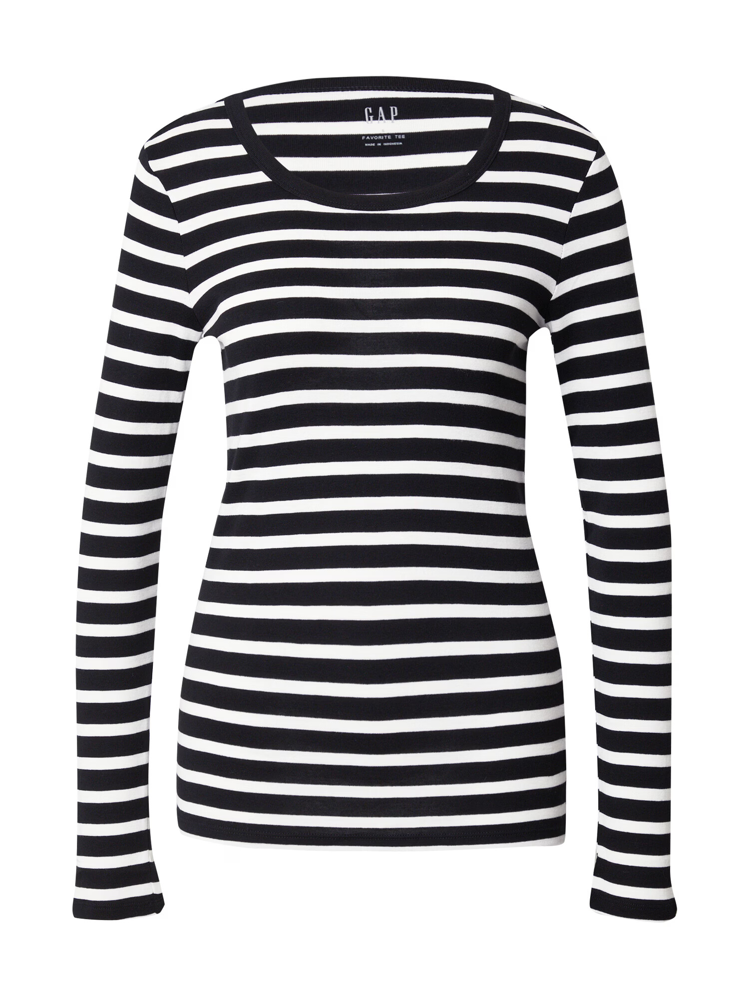 GAP Tricou negru / alb - Pled.ro