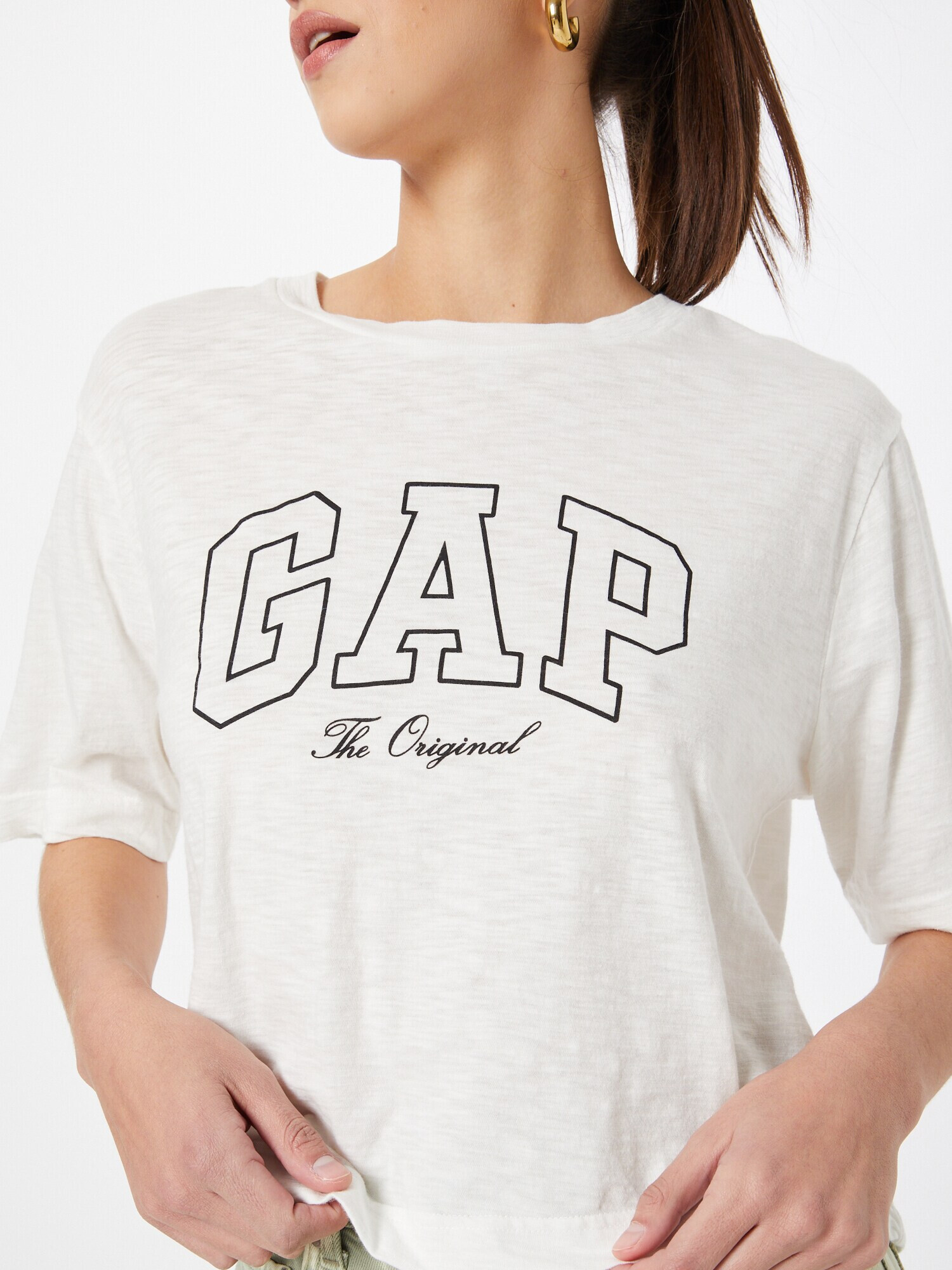 GAP Tricou negru / alb - Pled.ro