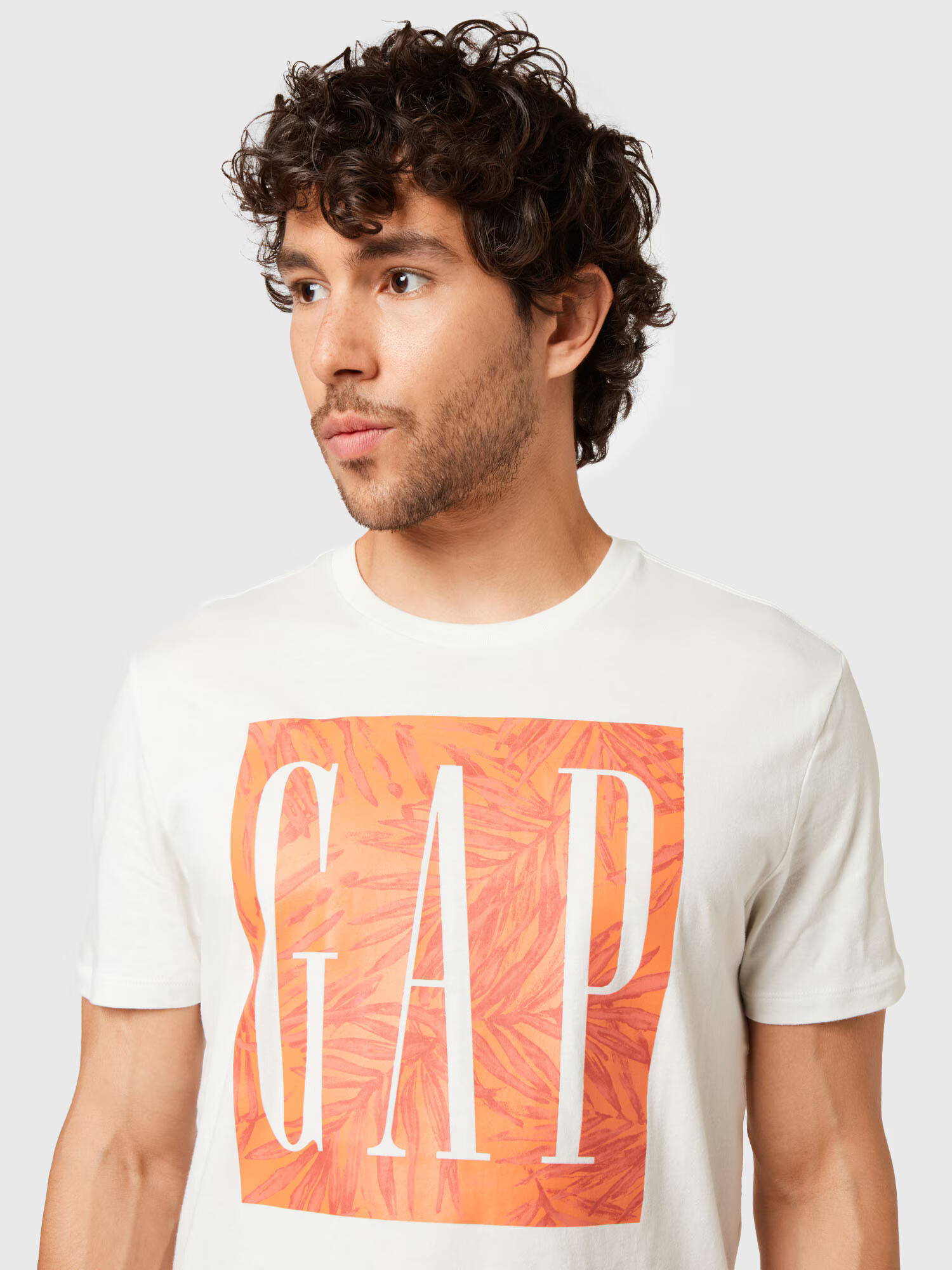 GAP Tricou portocaliu / alb - Pled.ro