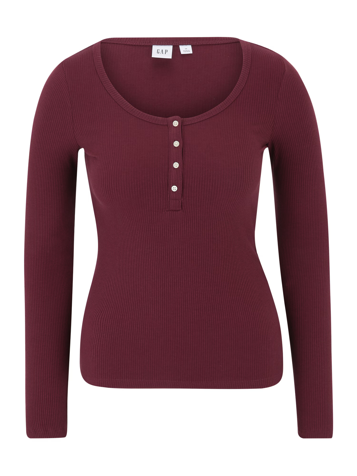 GAP Tricou roșu burgundy - Pled.ro