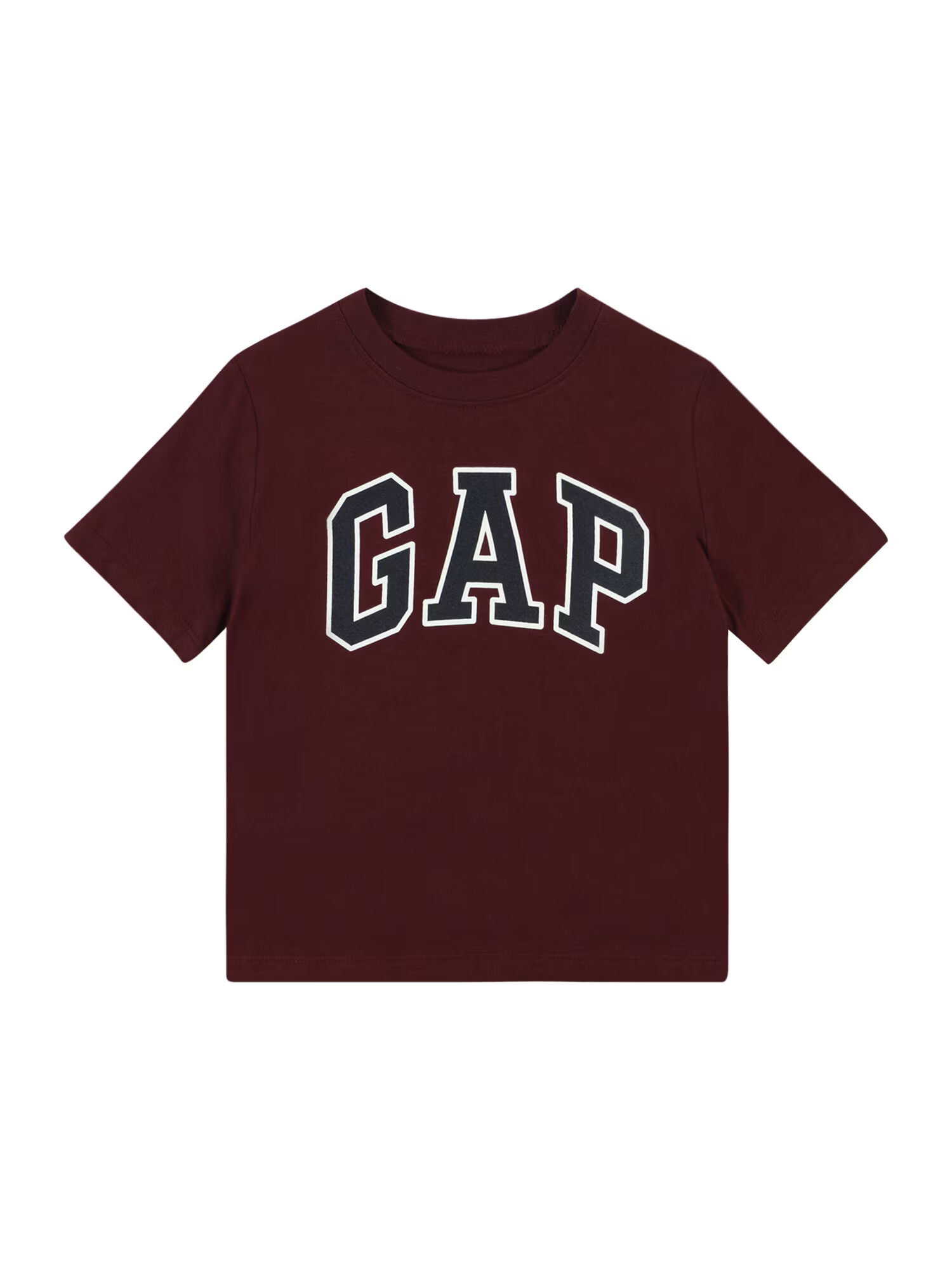 GAP Tricou roșu burgundy / negru / alb - Pled.ro