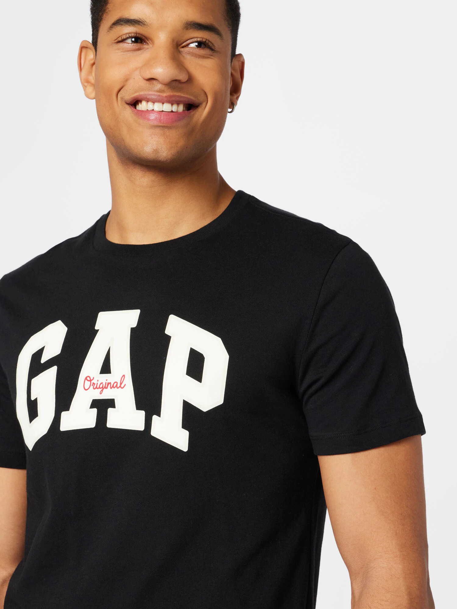 GAP Tricou roșu deschis / negru / alb - Pled.ro